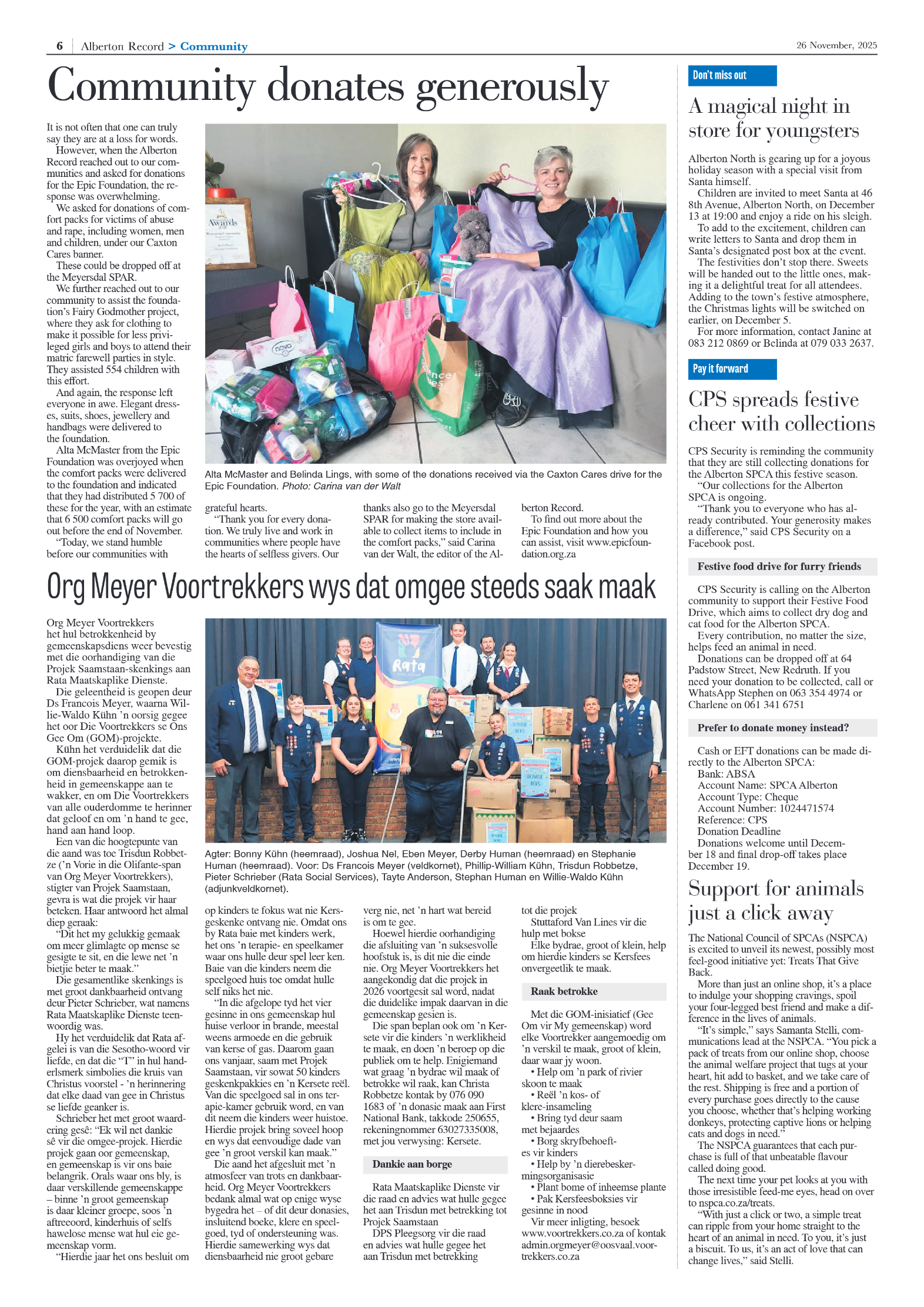 Alberton Record 26 November 2025 page 8