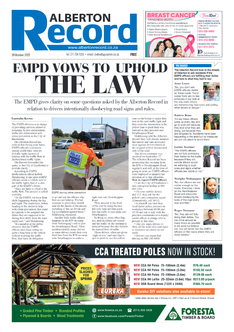 Alberton Record 26 October 2022 page 3