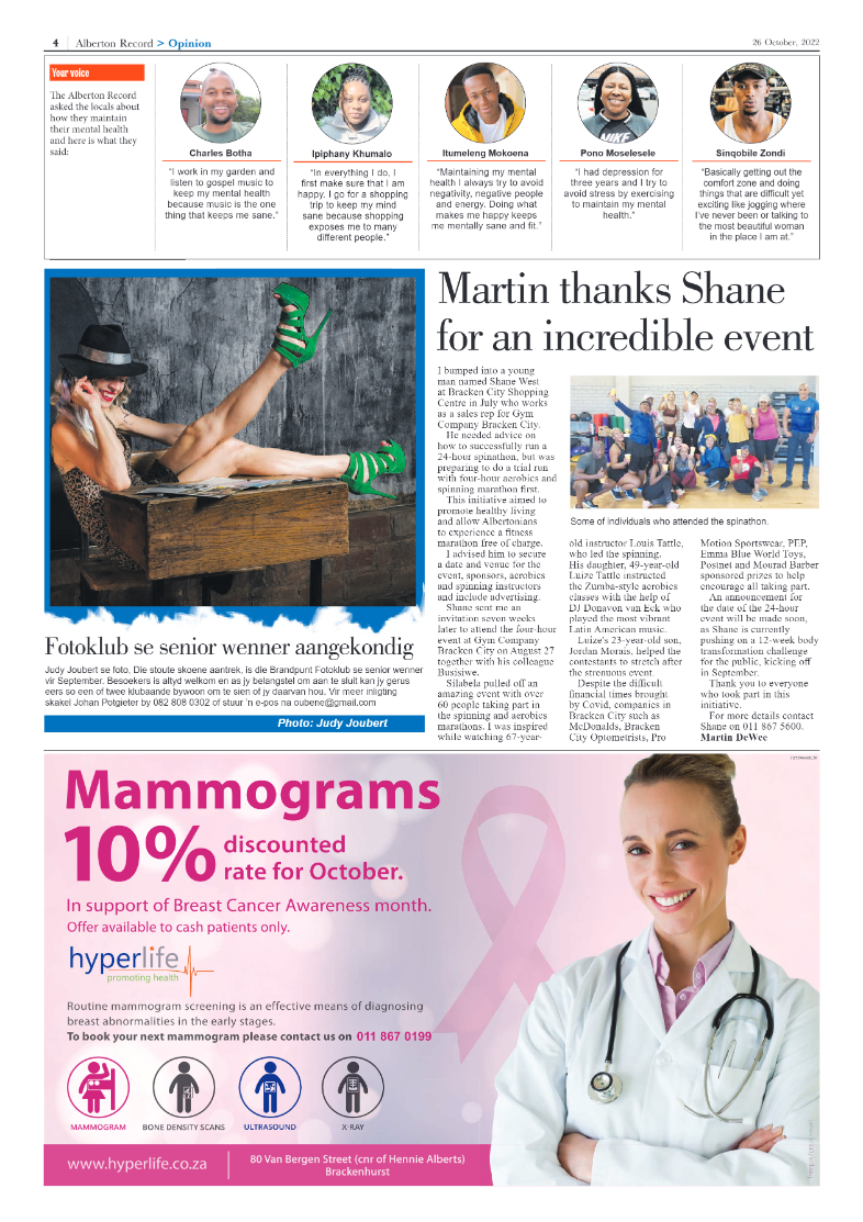 Alberton Record 26 October 2022 page 6