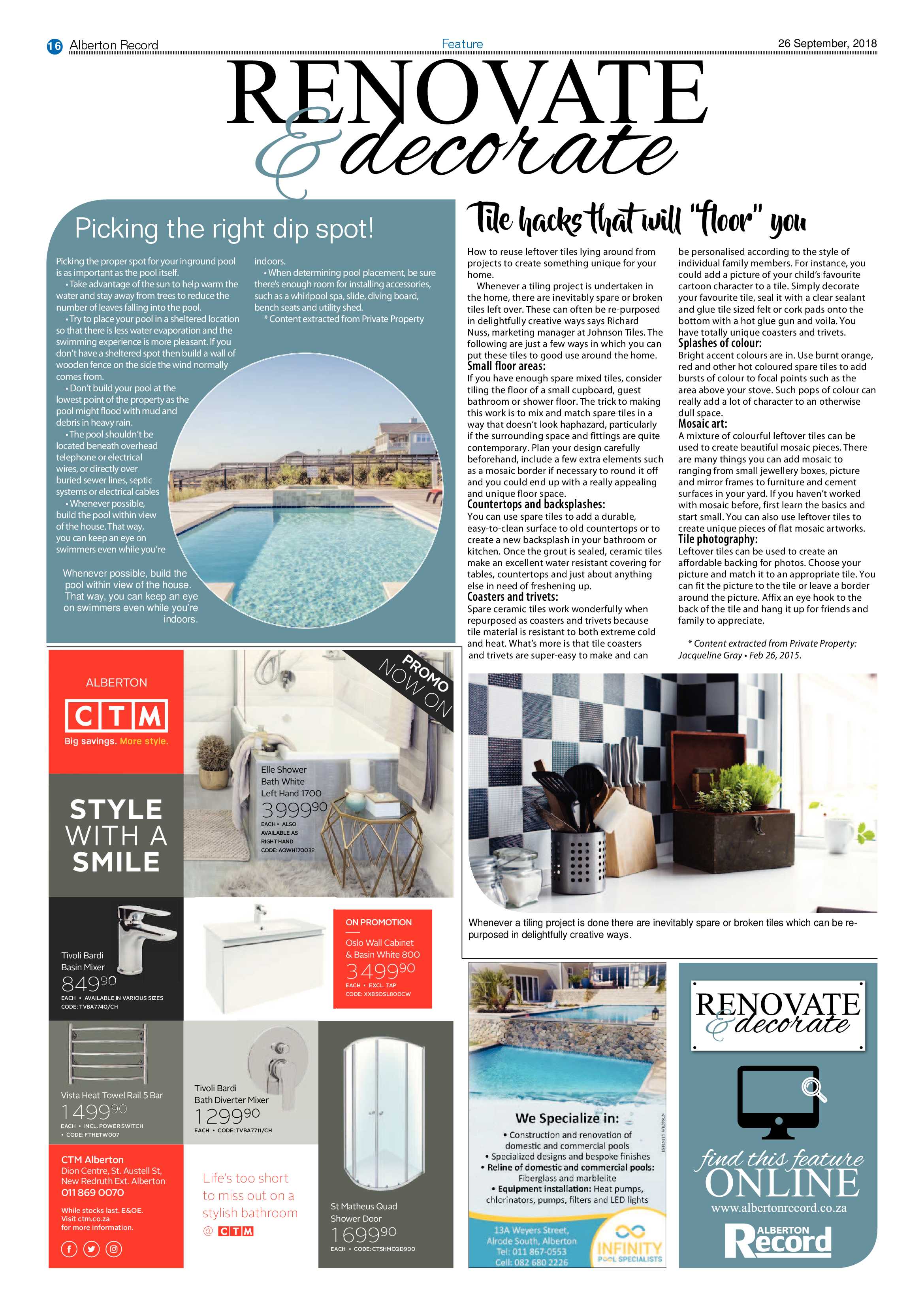 Alberton Record 26 September 2018 page 16