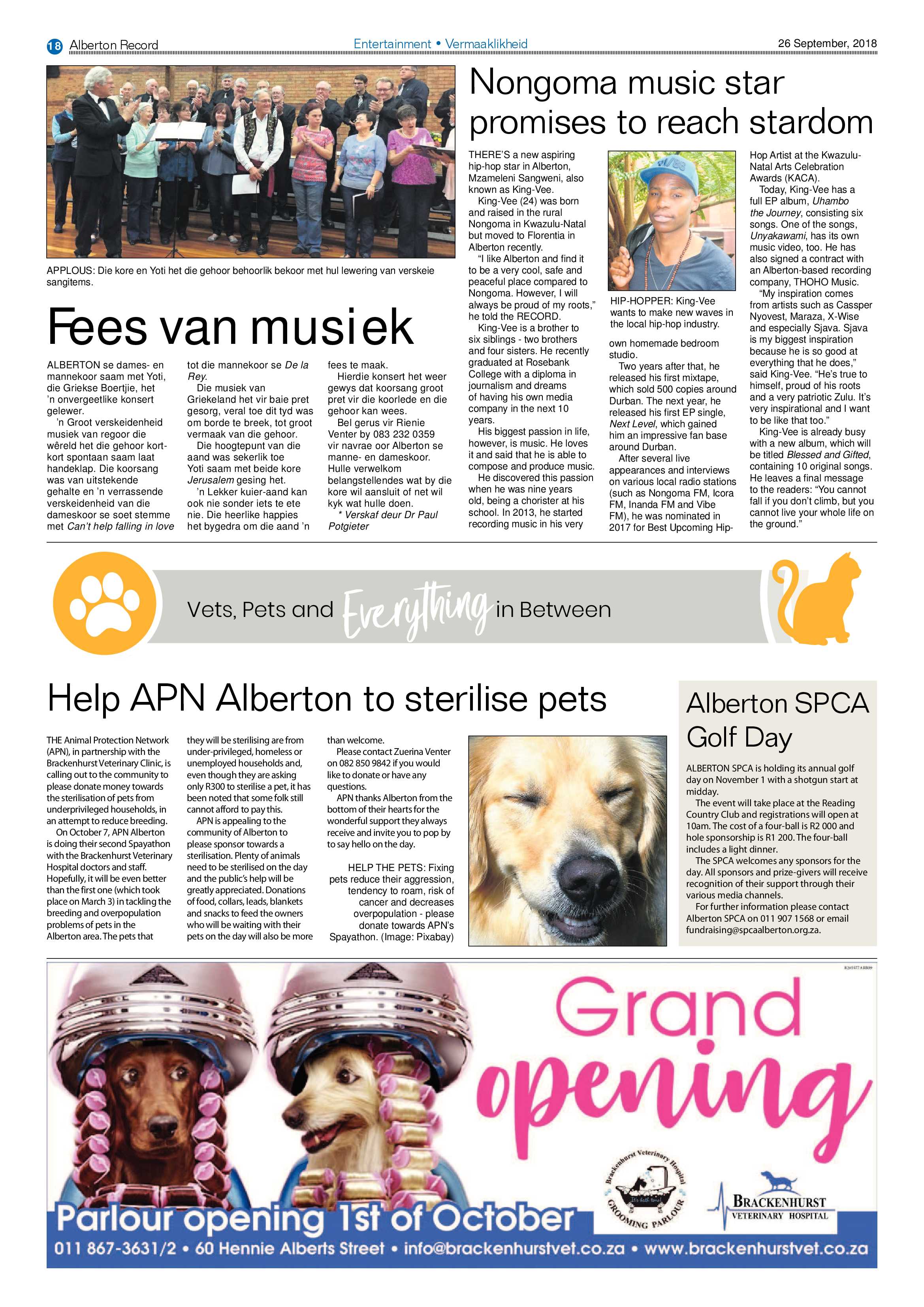Alberton Record 26 September 2018 page 18
