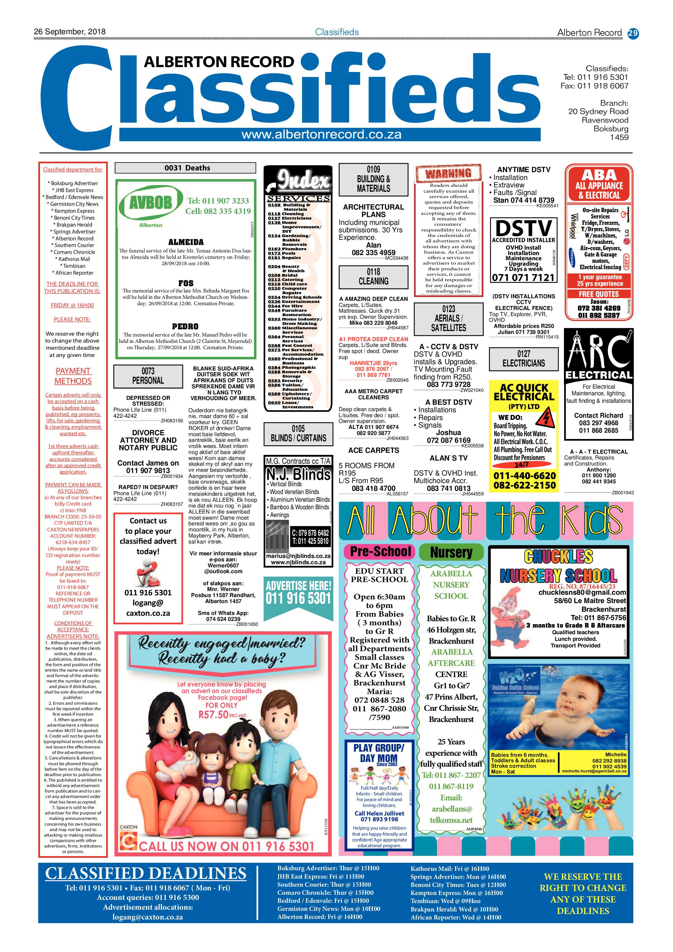 Alberton Record 26 September 2018 page 29