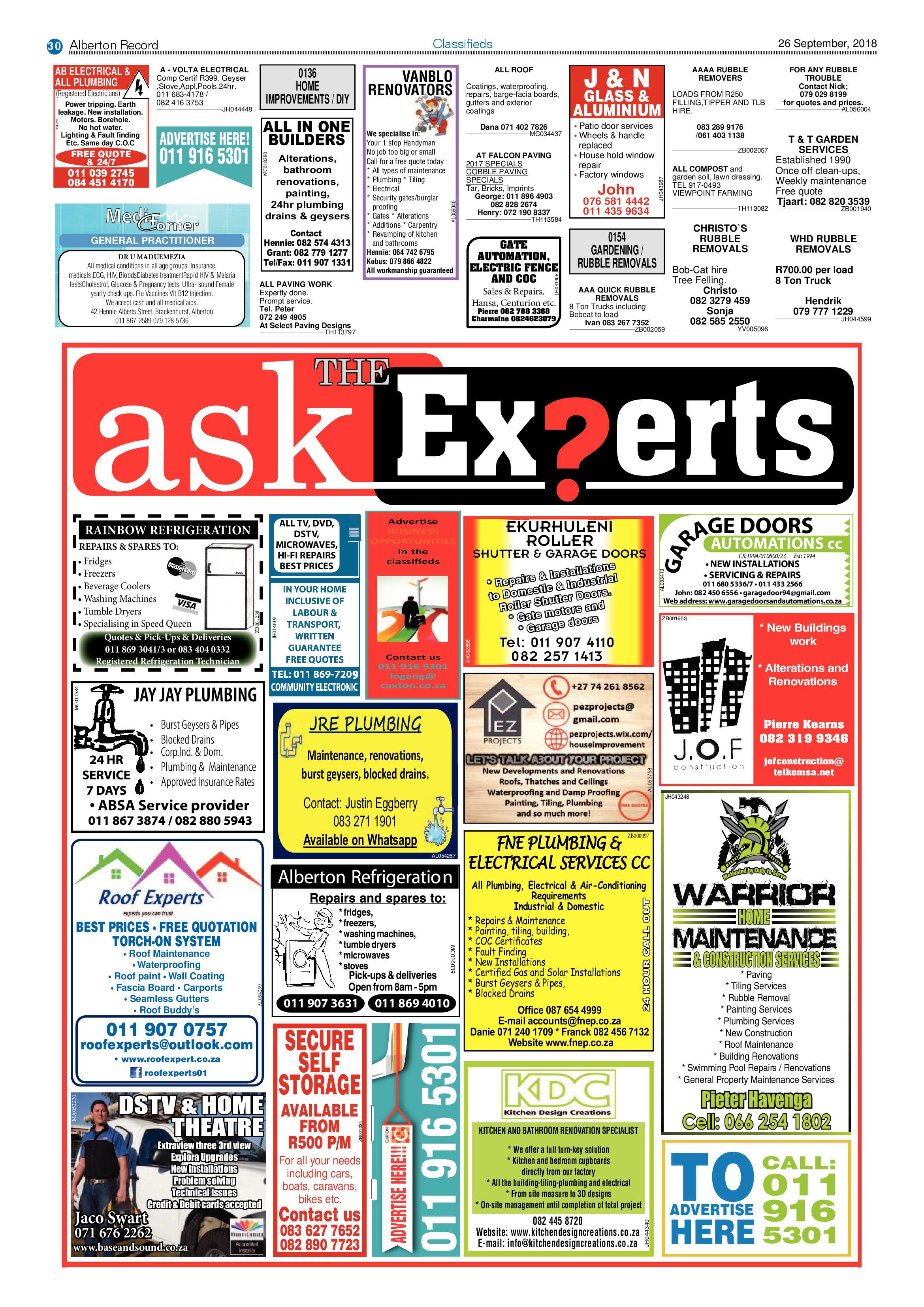 Alberton Record 26 September 2018 page 30