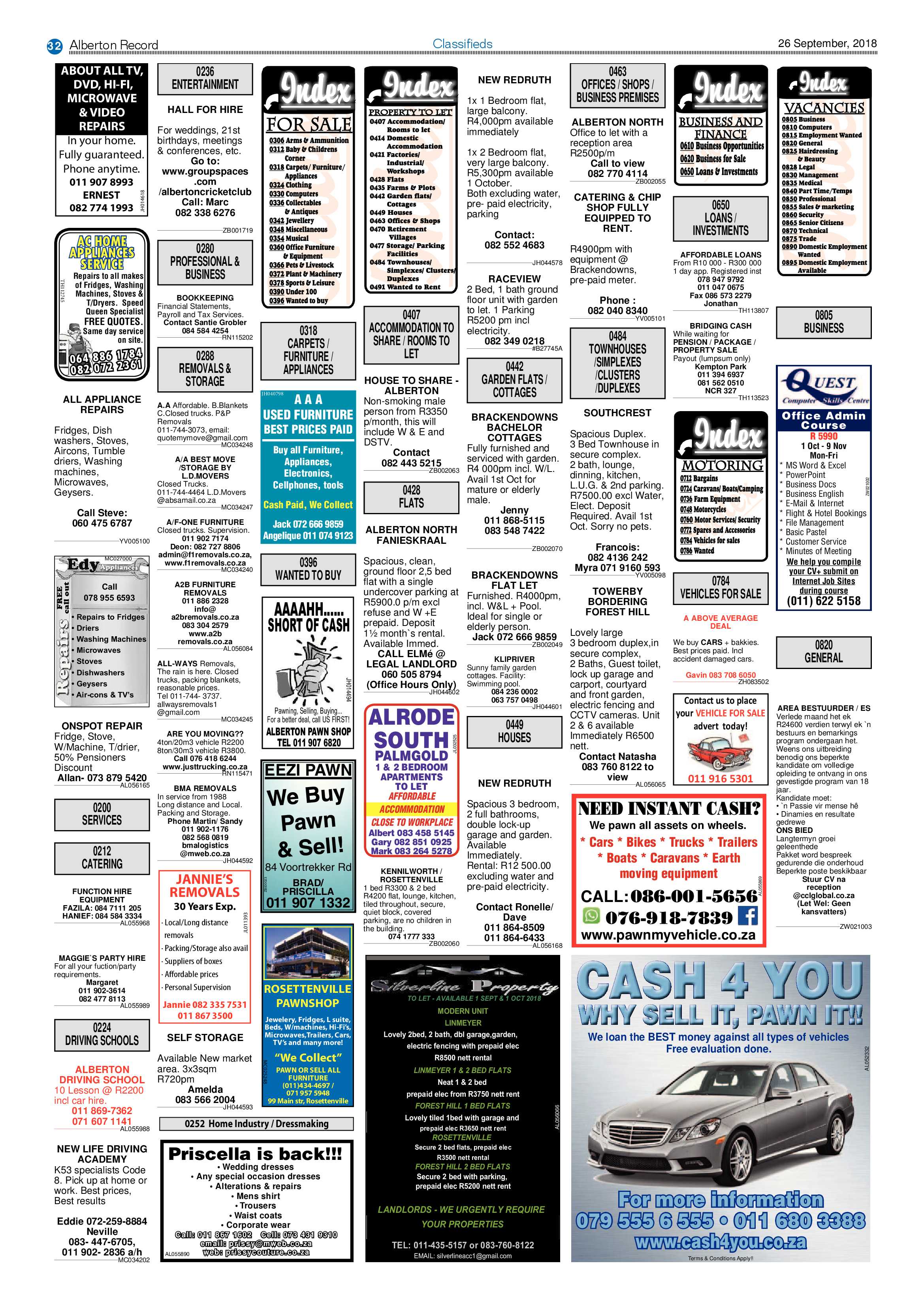 Alberton Record 26 September 2018 page 32