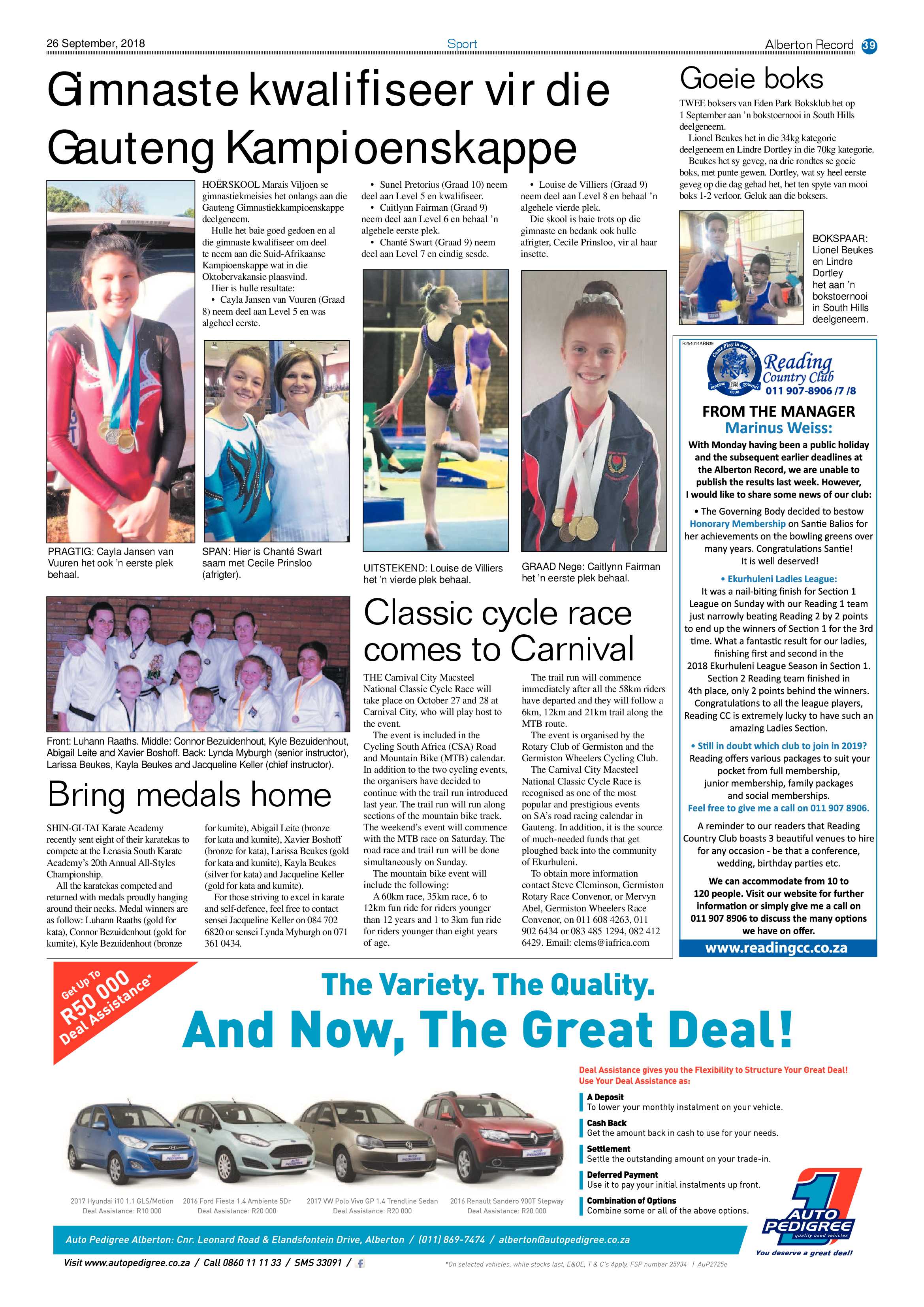 Alberton Record 26 September 2018 page 39