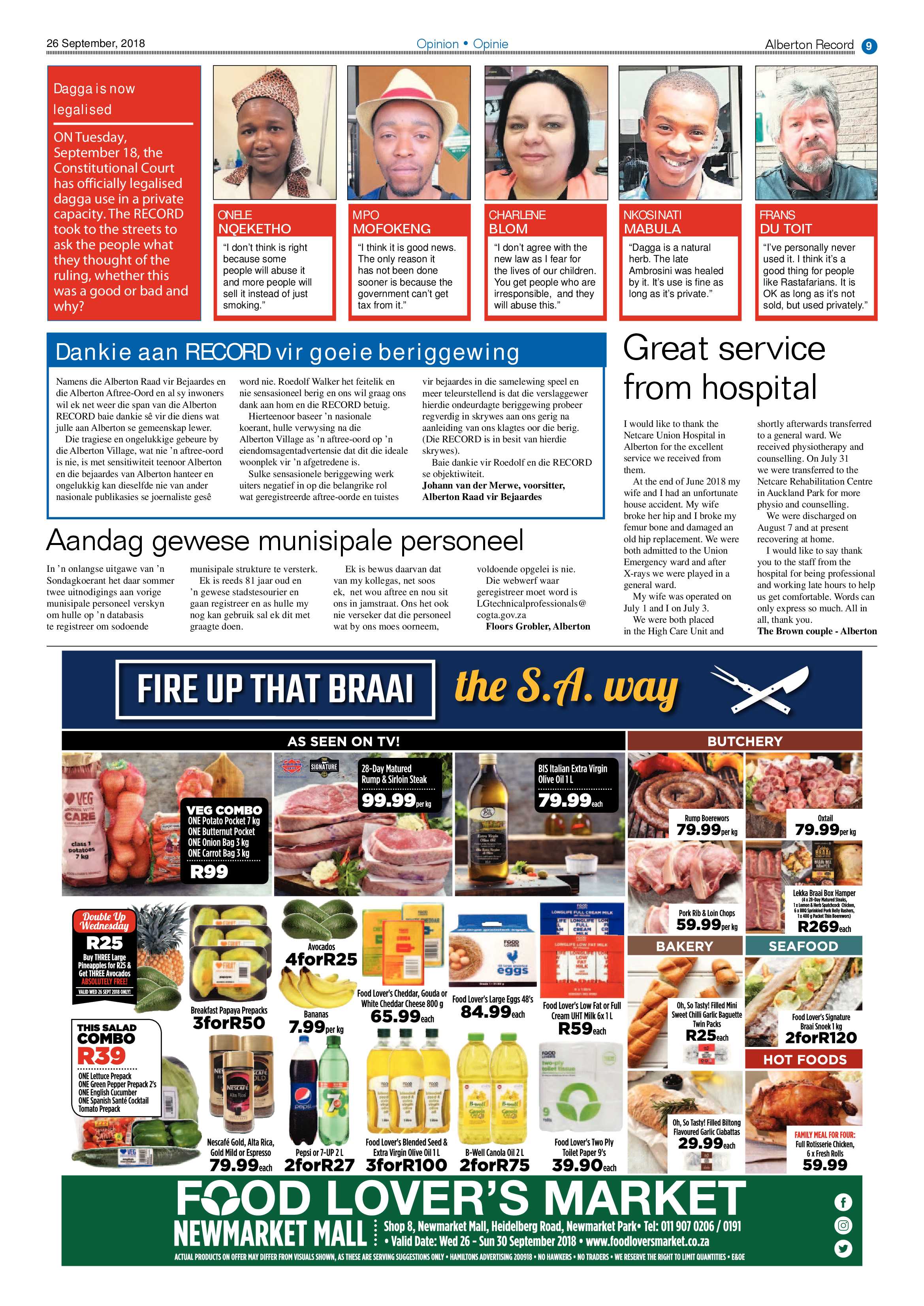 Alberton Record 26 September 2018 page 9