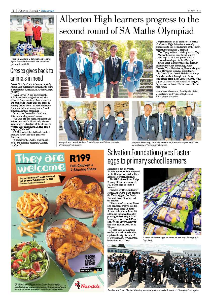 Alberton Record 27 April 2022 page 10