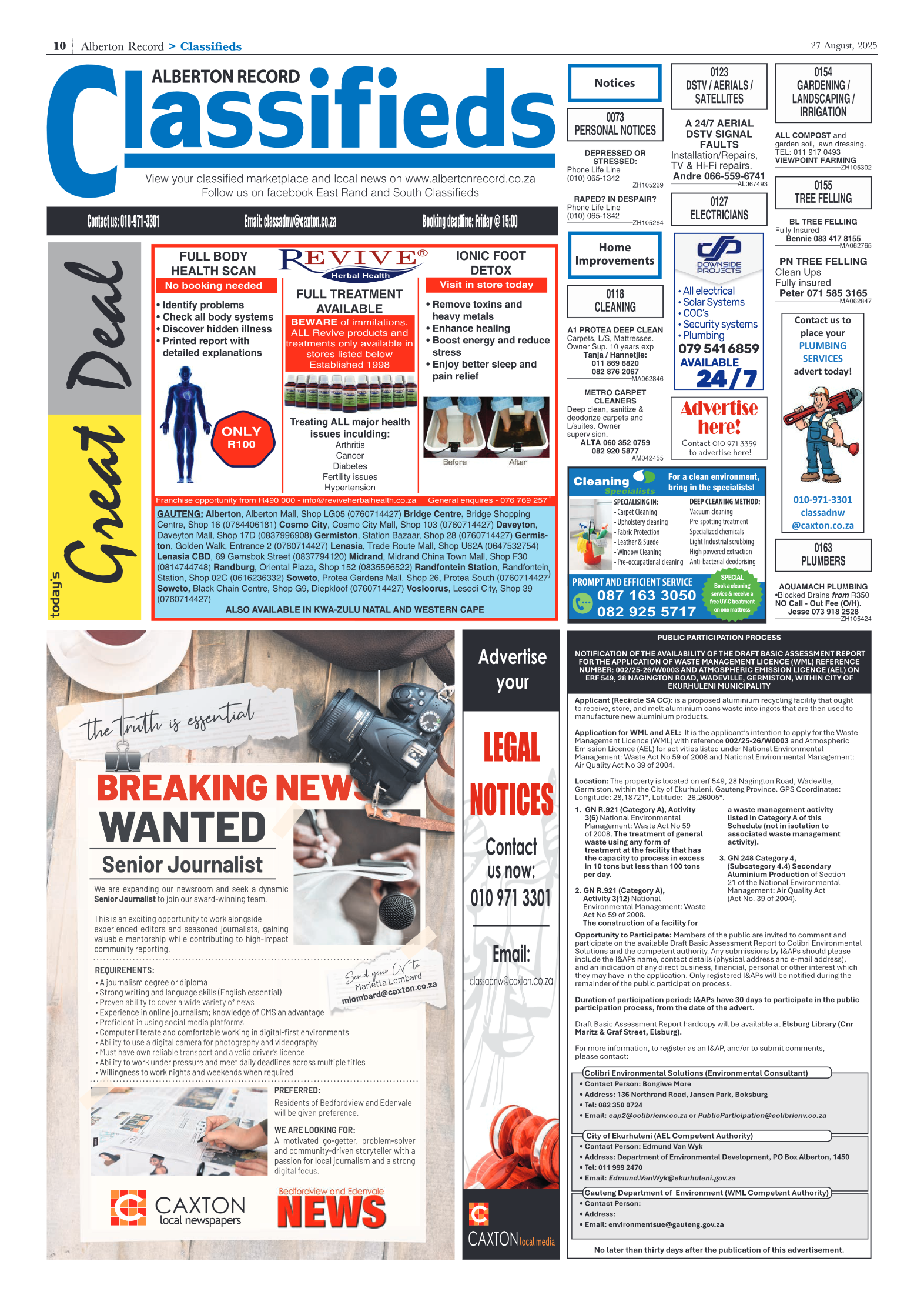 Alberton Record 27 August 2025 page 10