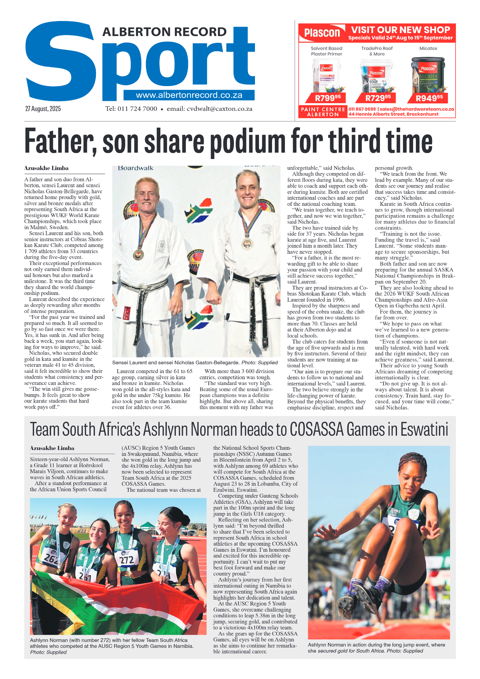 Alberton Record 27 August 2025 page 12