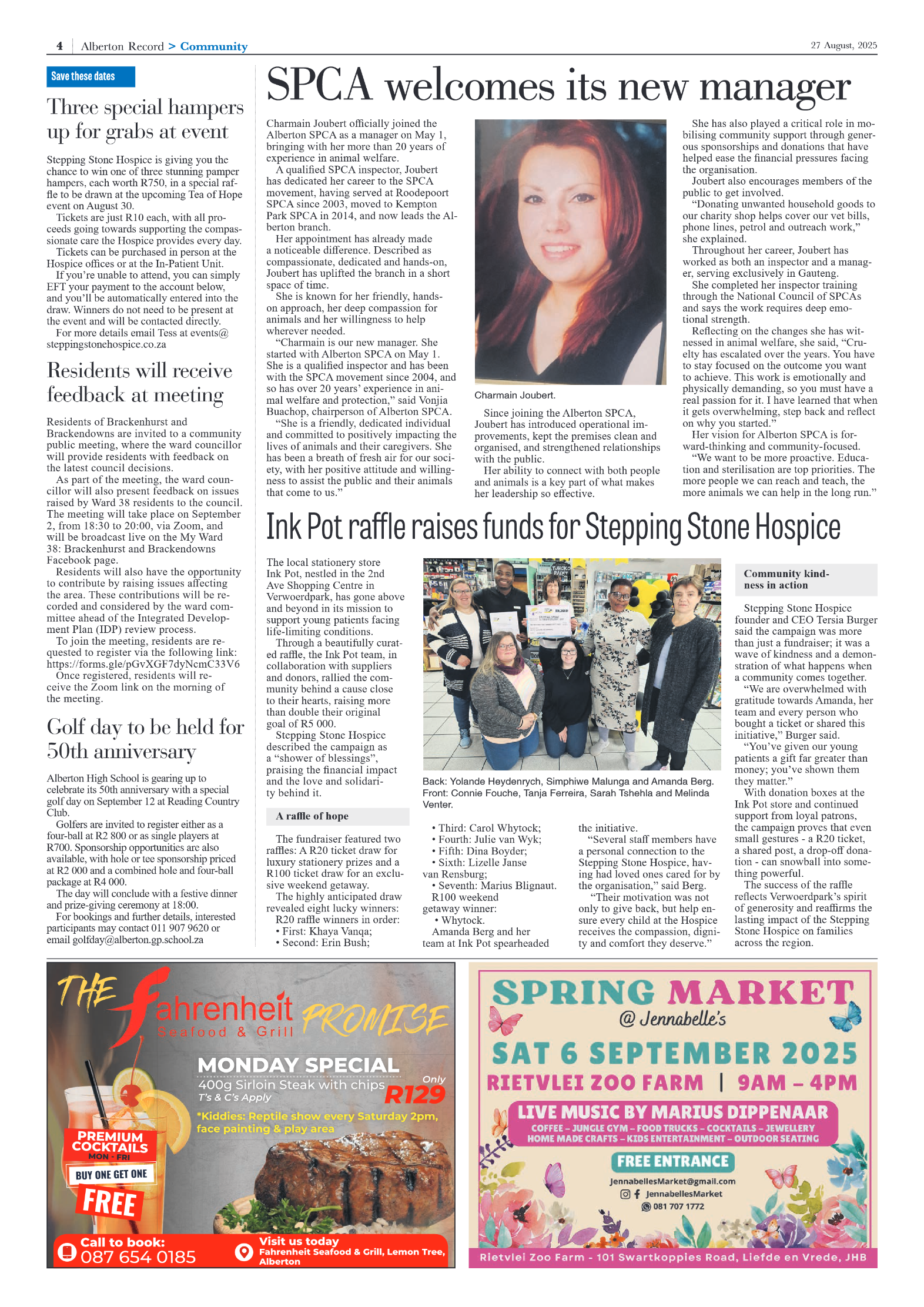 Alberton Record 27 August 2025 page 4