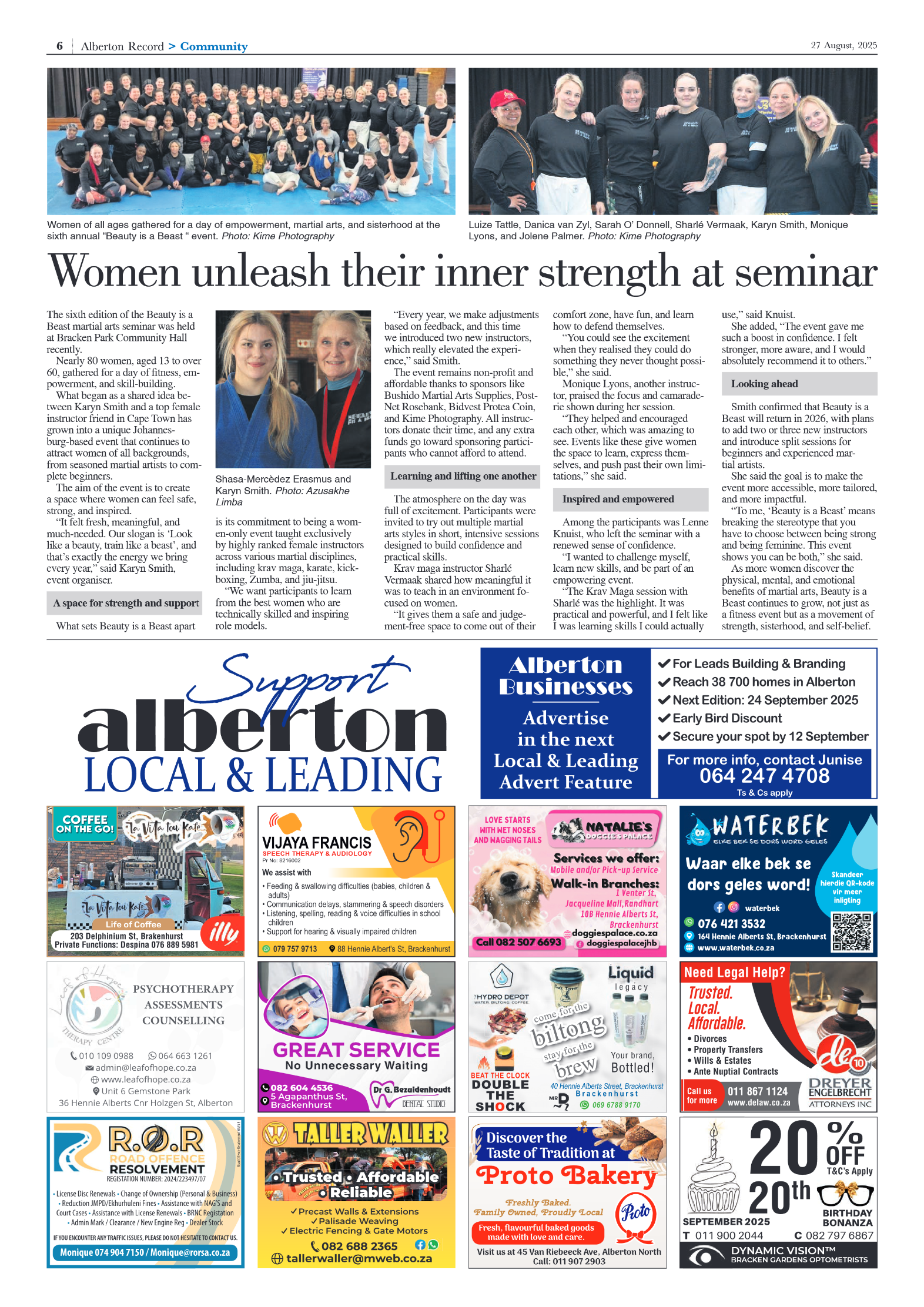 Alberton Record 27 August 2025 page 6