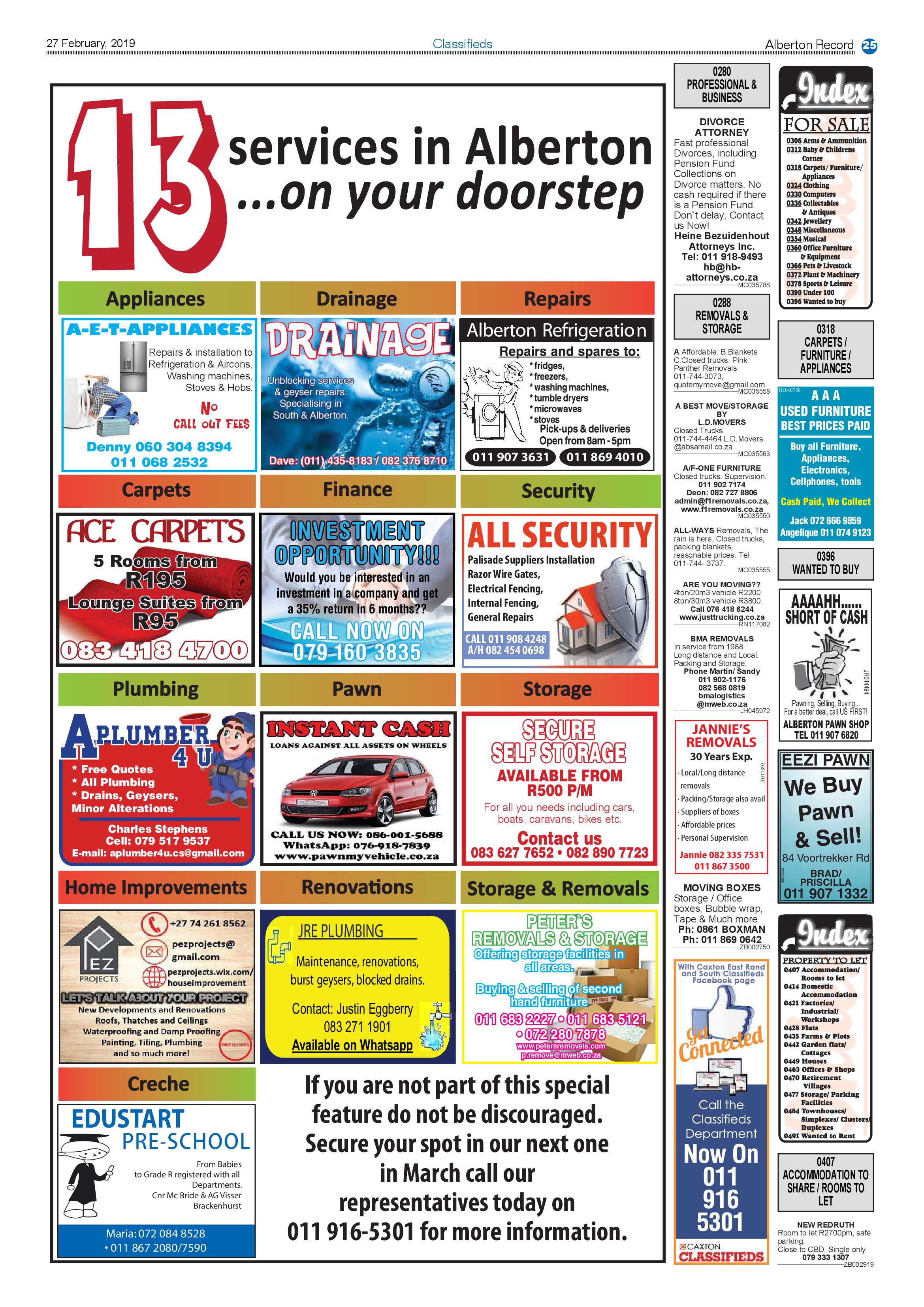 Alberton Record 27 February 2019 page 25