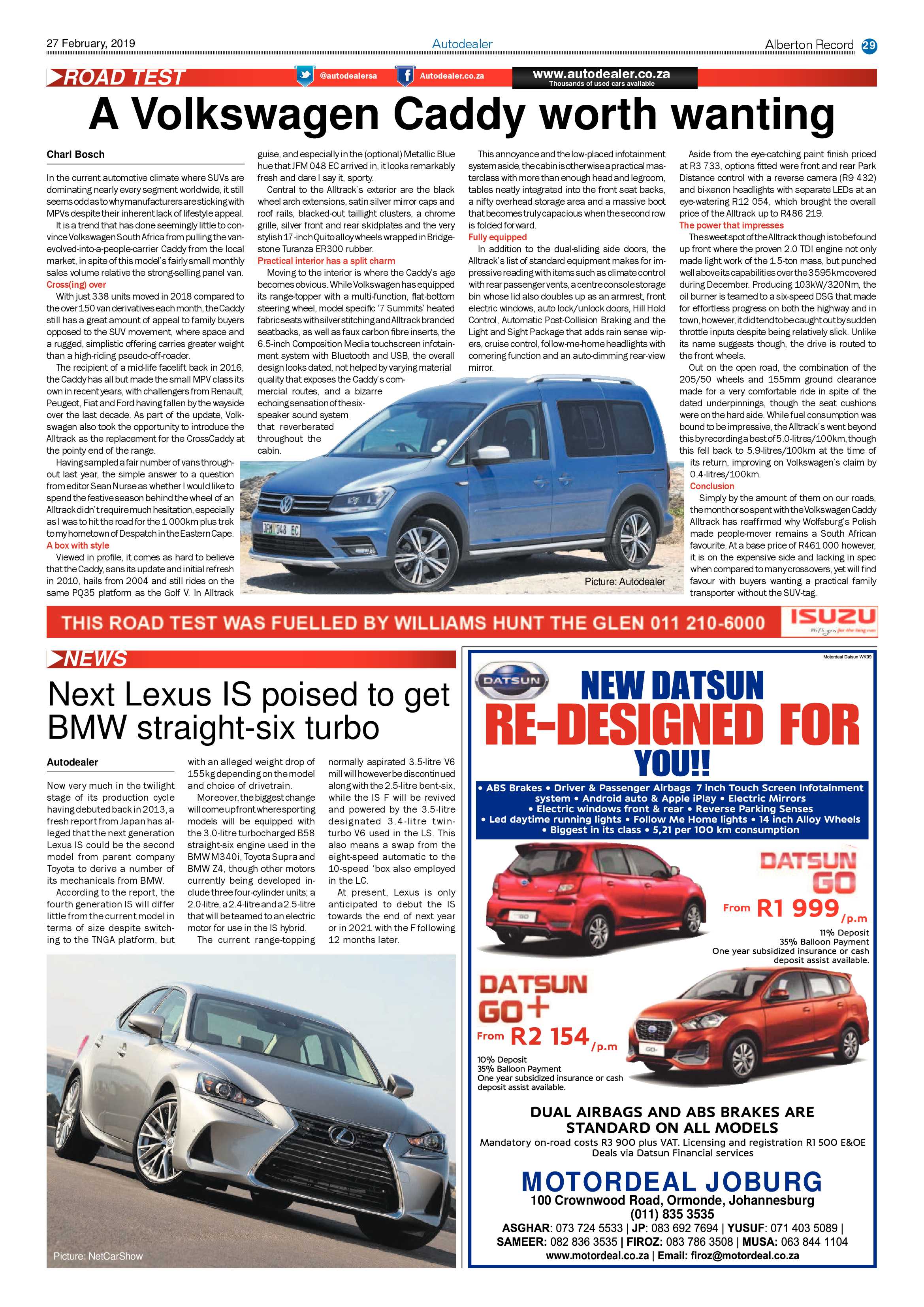 Alberton Record 27 February 2019 page 29