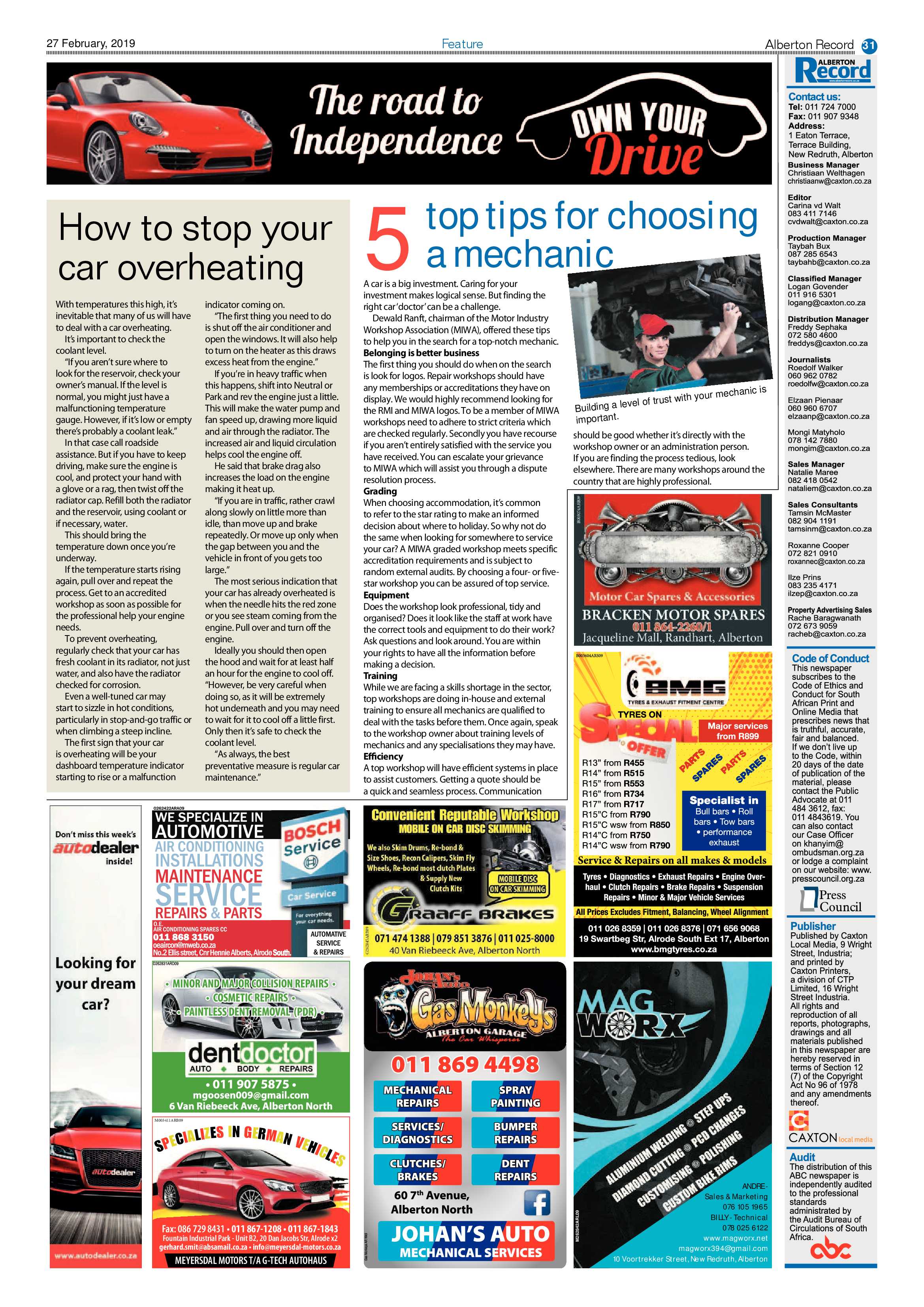 Alberton Record 27 February 2019 page 31