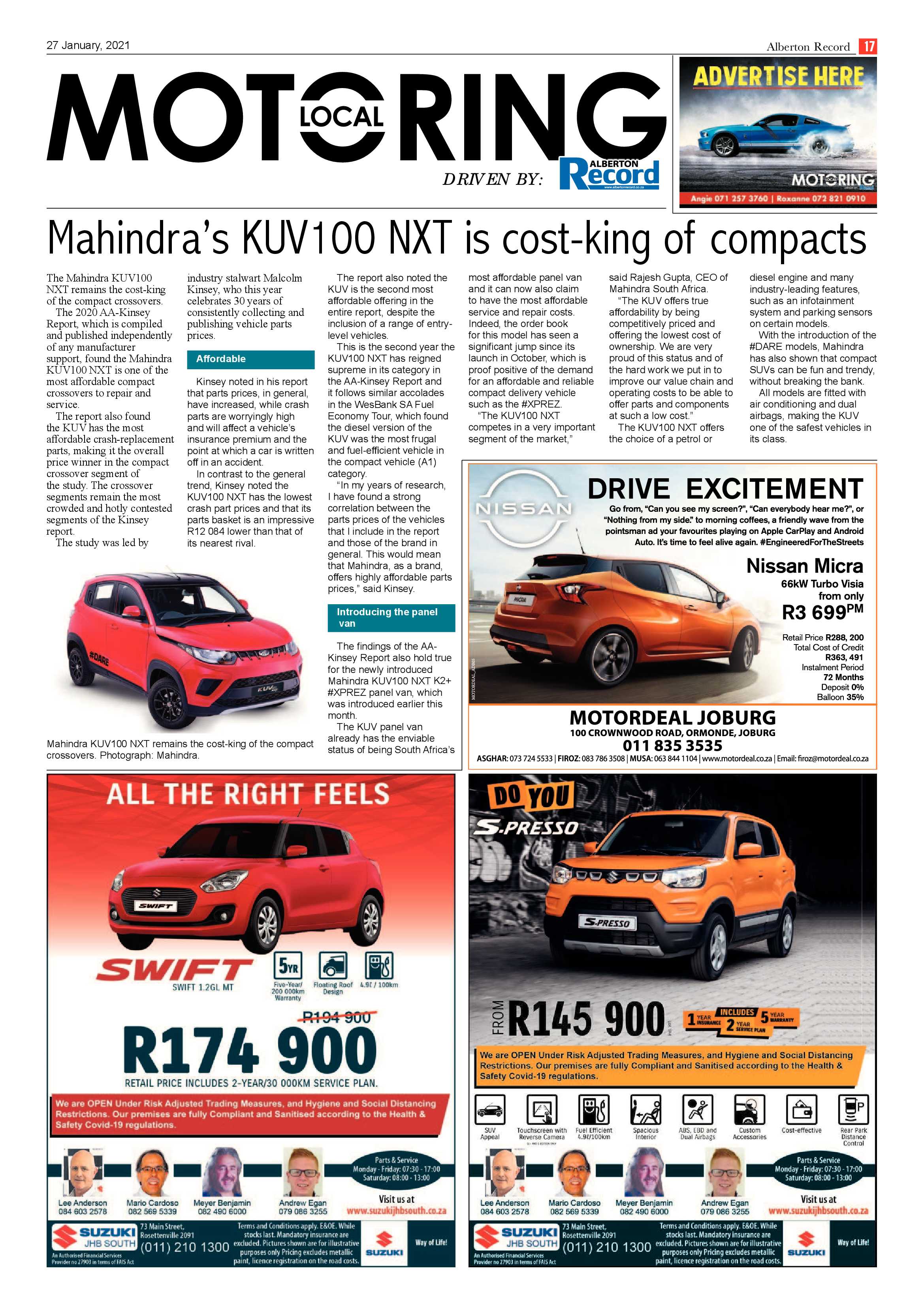 Alberton Record 27 January 2021 page 17