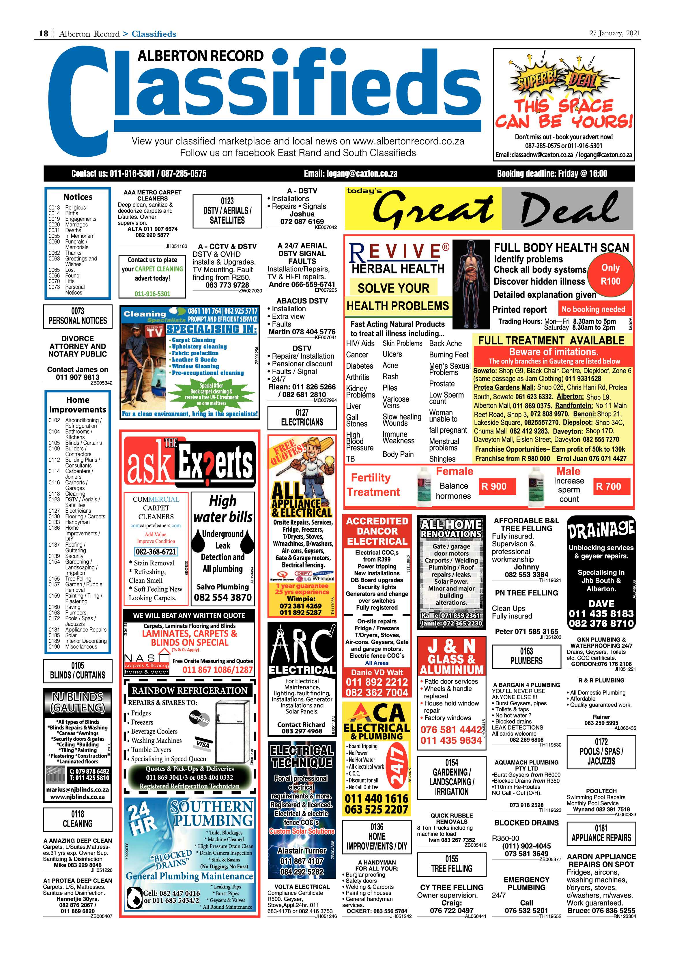 Alberton Record 27 January 2021 page 18