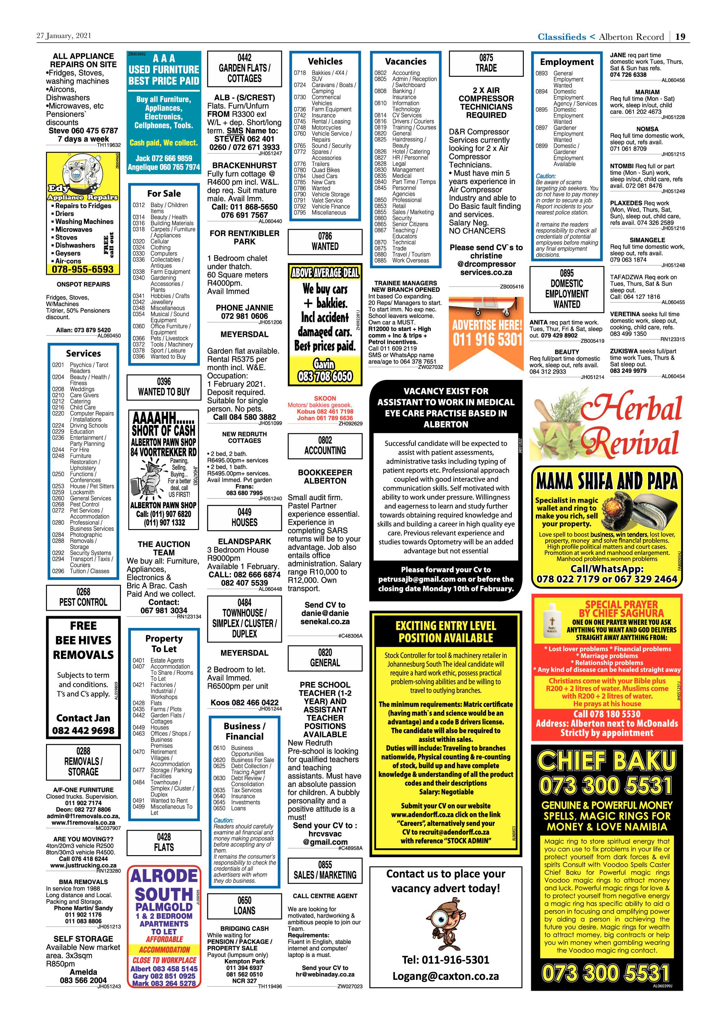 Alberton Record 27 January 2021 page 19