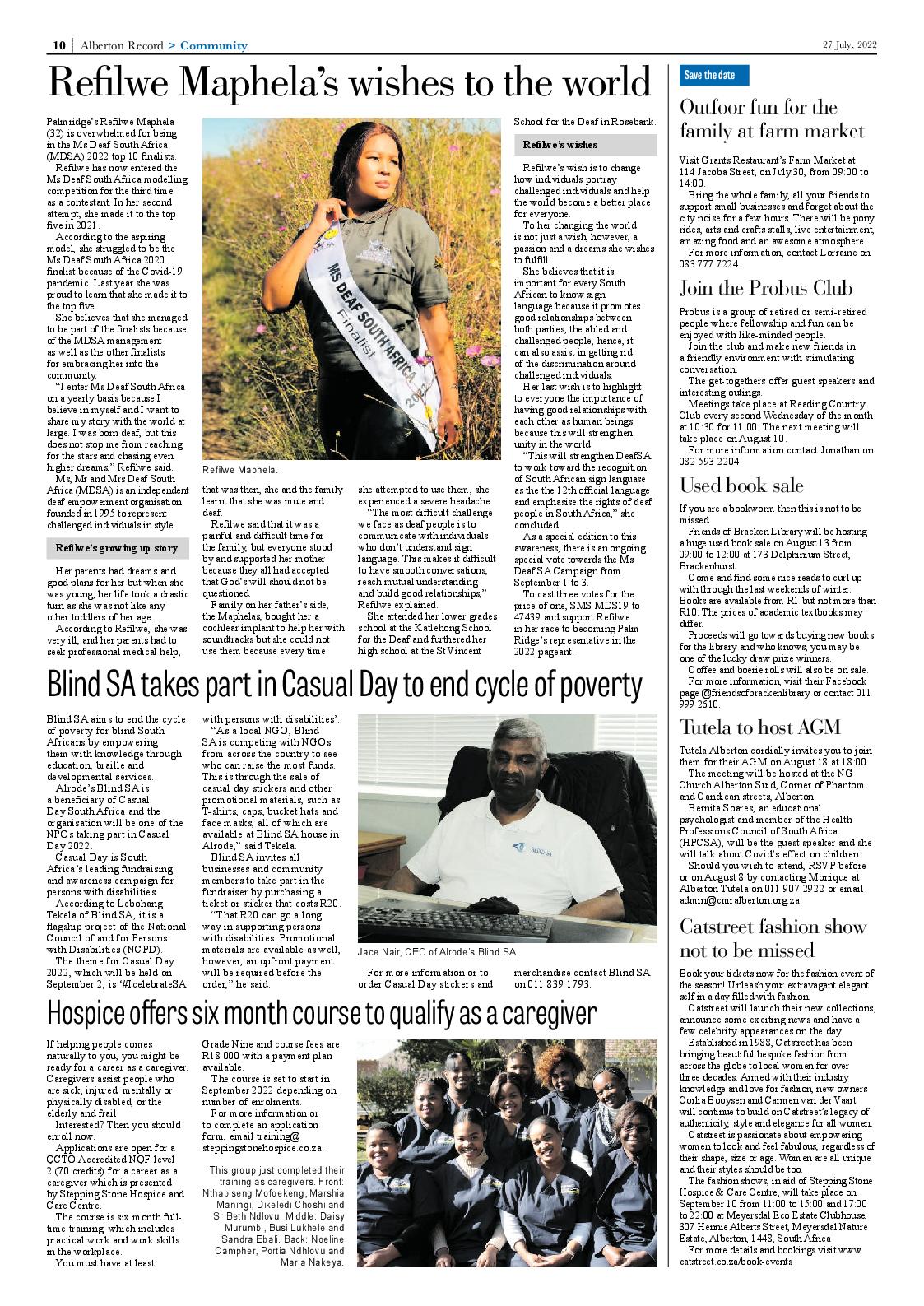 Alberton Record 27 July 2022 page 12