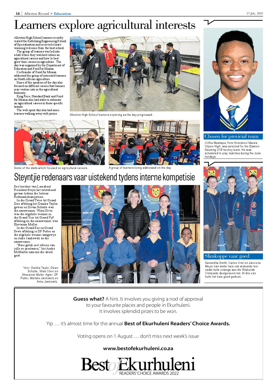 Alberton Record 27 July 2022 page 18