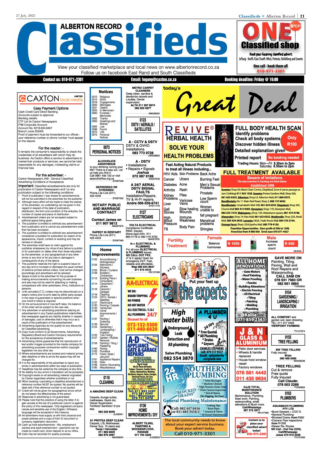 Alberton Record 27 July 2022 page 23