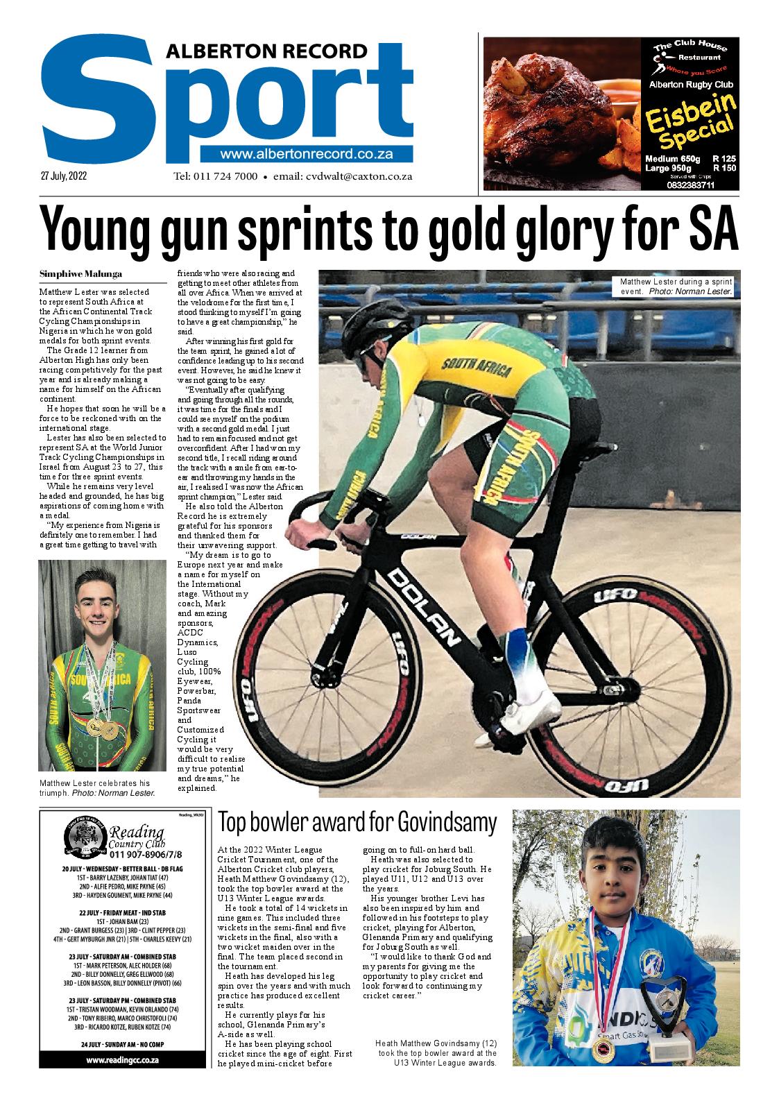 Alberton Record 27 July 2022 page 26