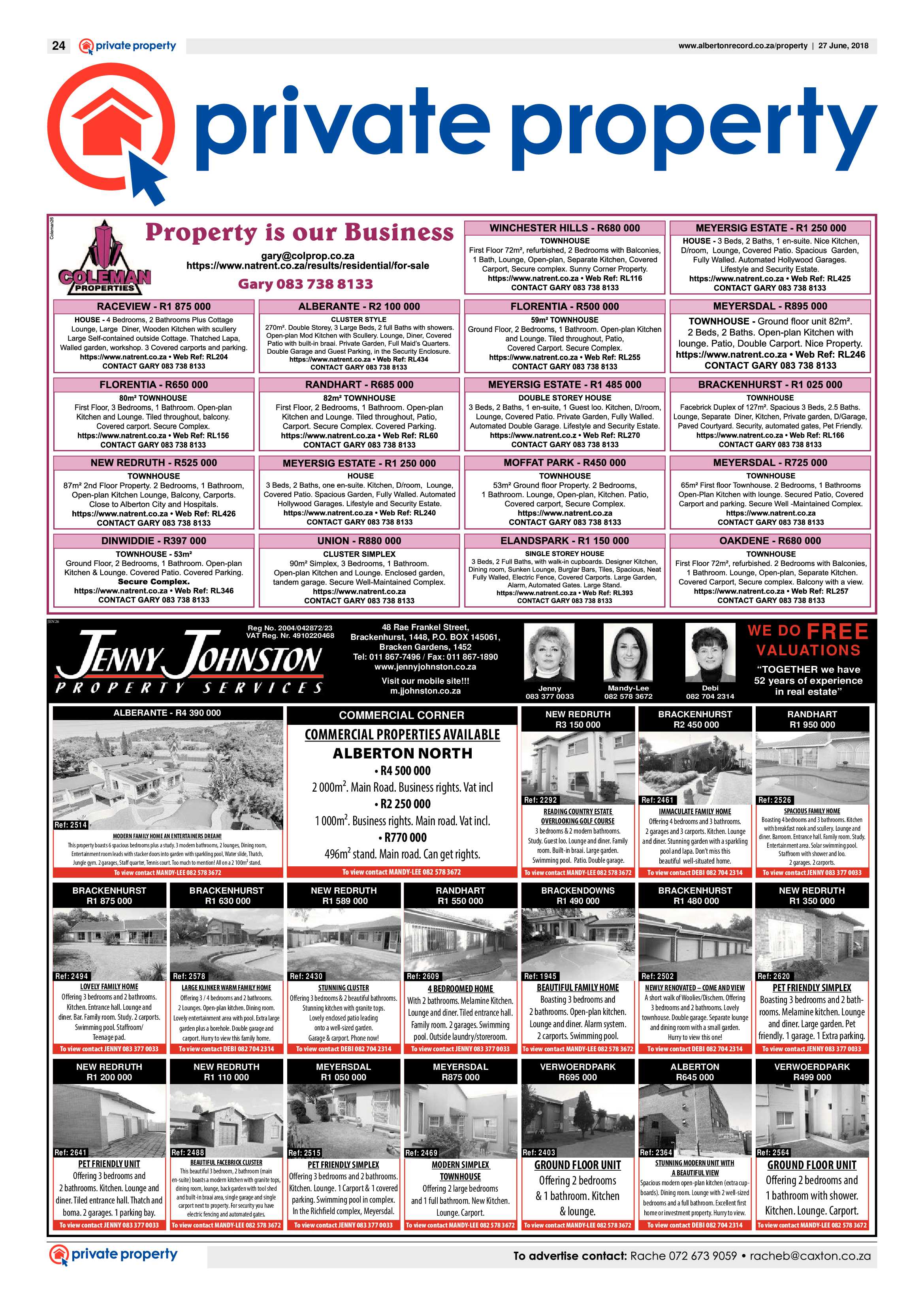 Alberton Record 27 June 2018 page 24