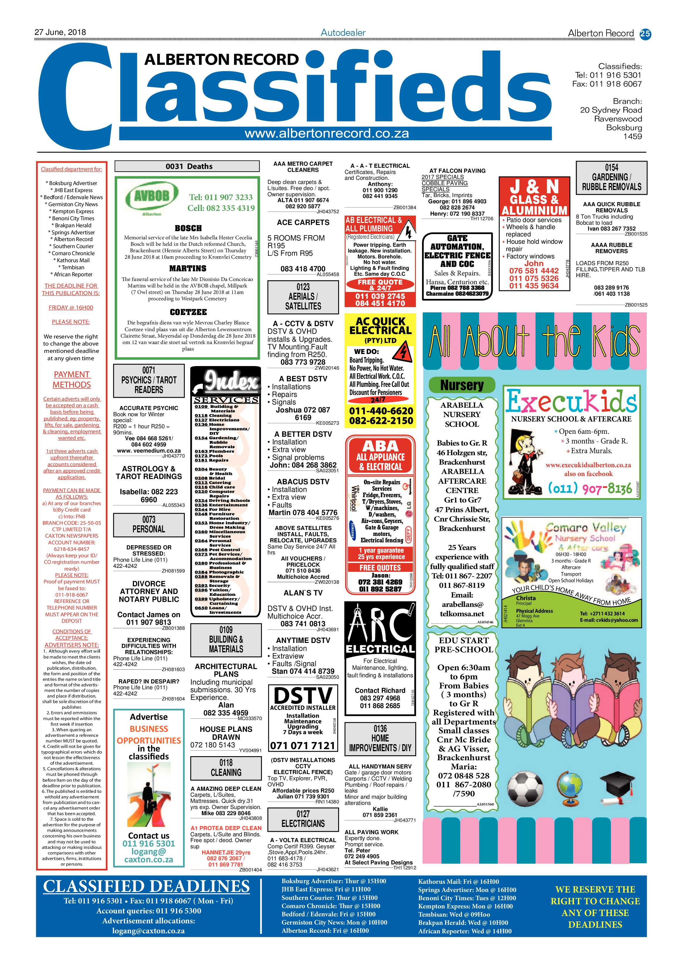Alberton Record 27 June 2018 page 25