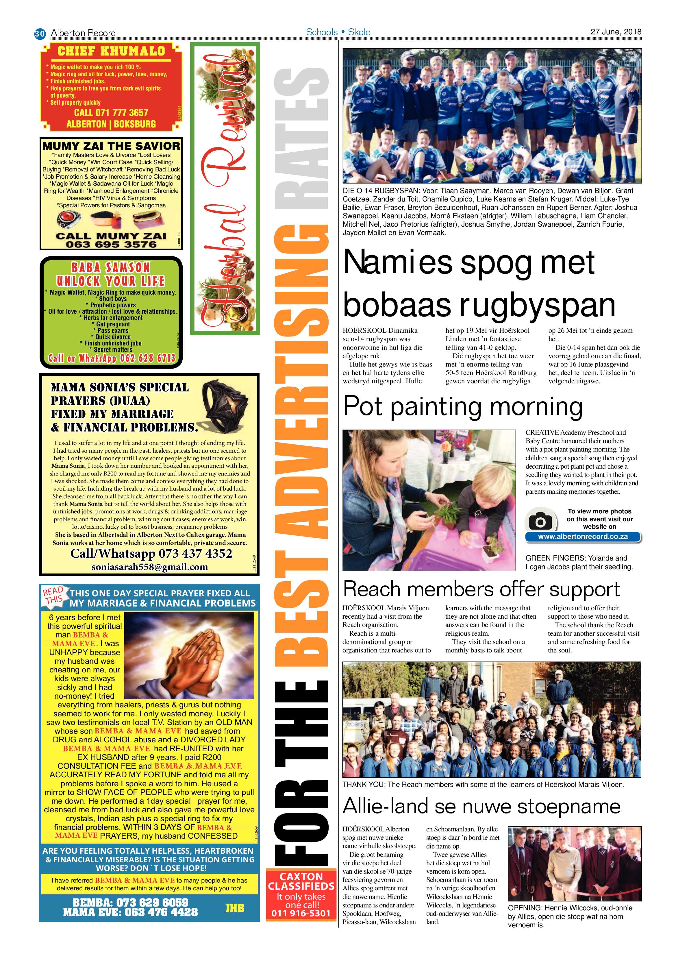 Alberton Record 27 June 2018 page 30