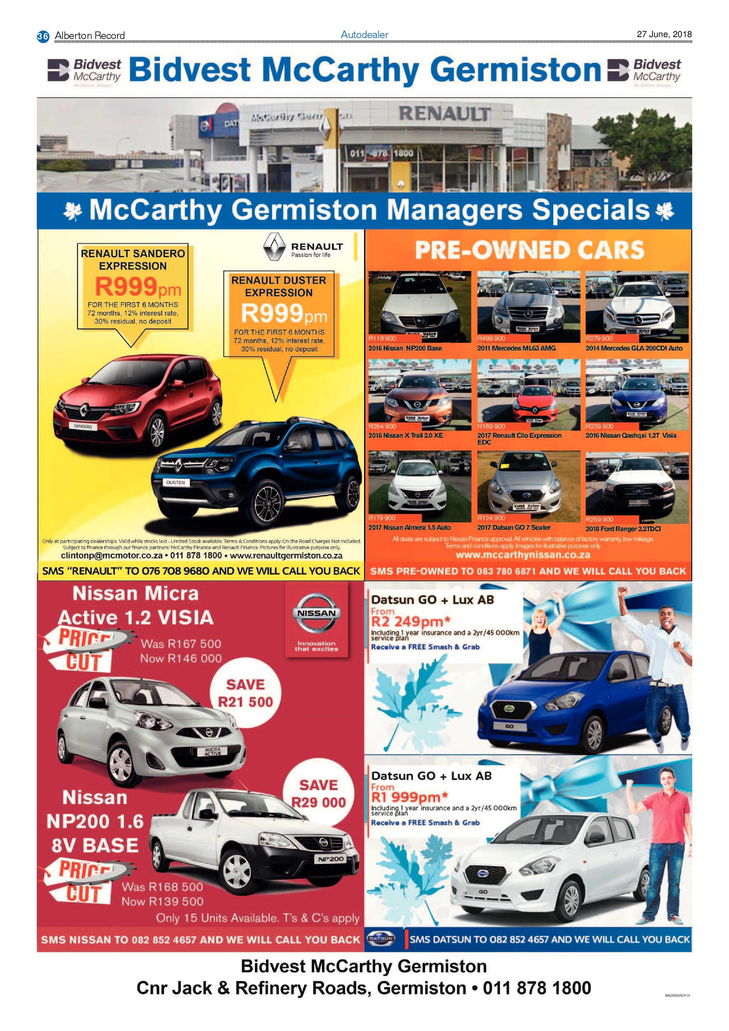 Alberton Record 27 June 2018 page 36
