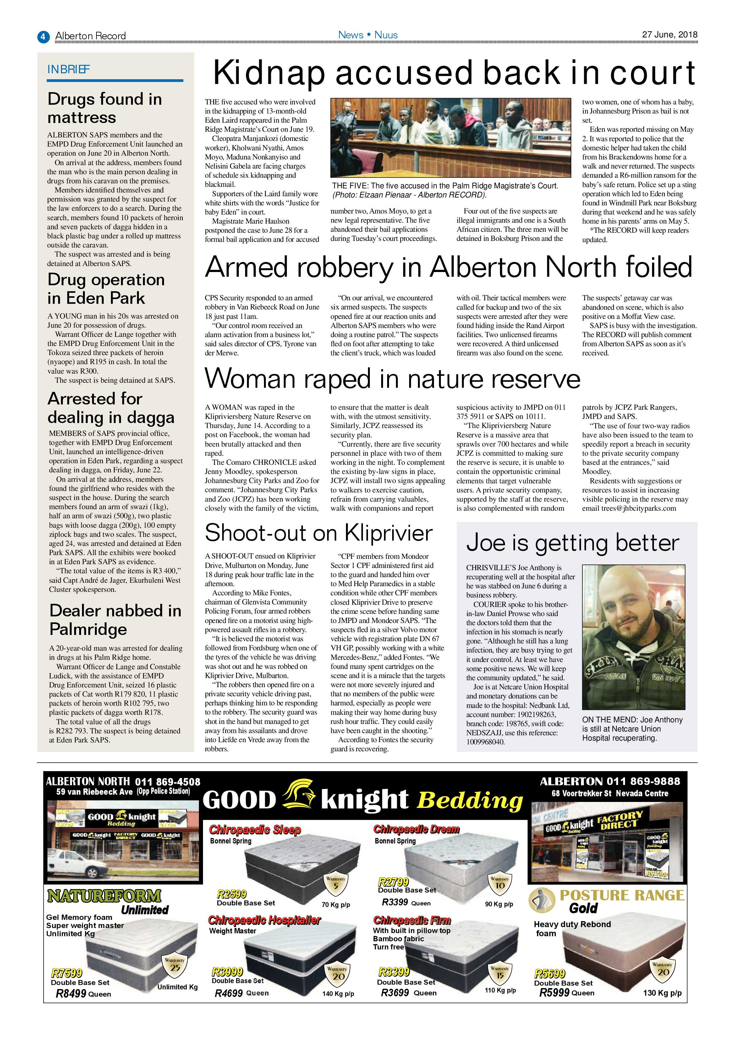 Alberton Record 27 June 2018 page 4