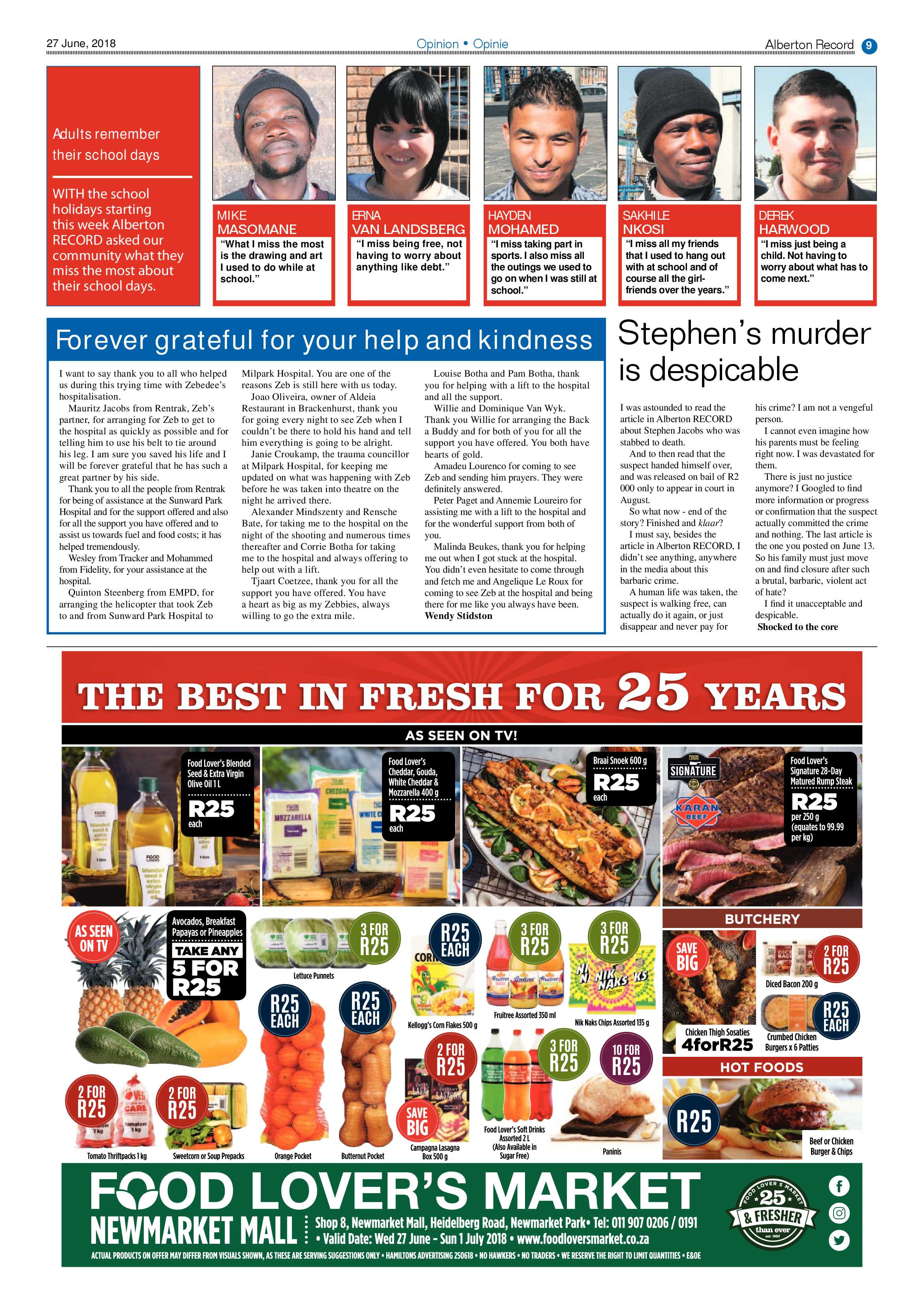 Alberton Record 27 June 2018 page 9