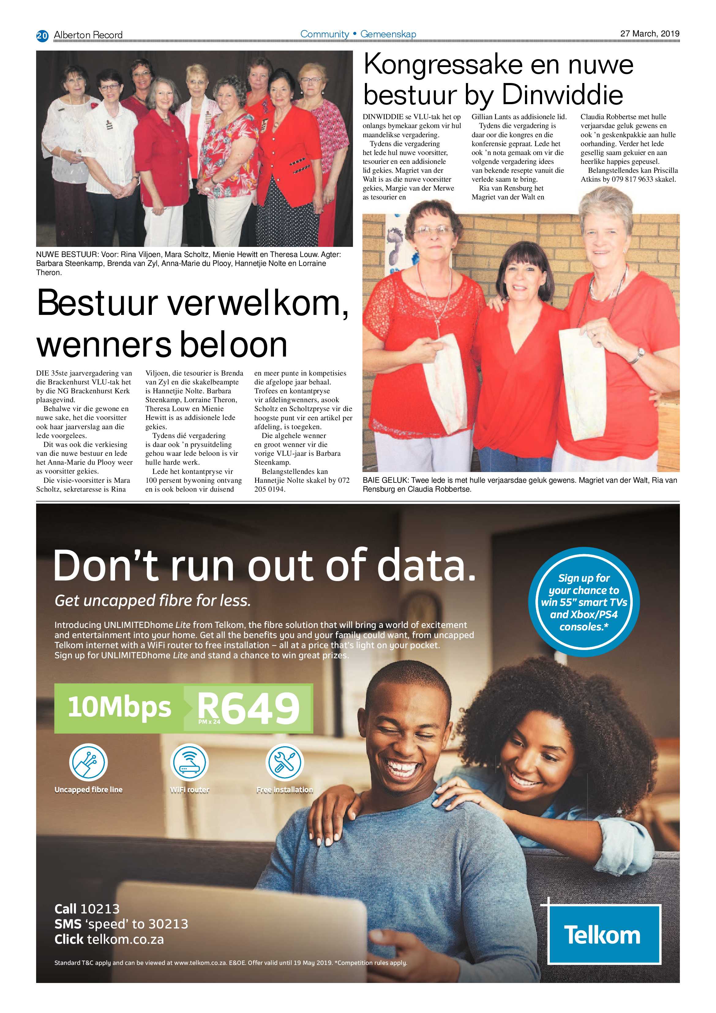 Alberton Record 27 March 2019 page 20