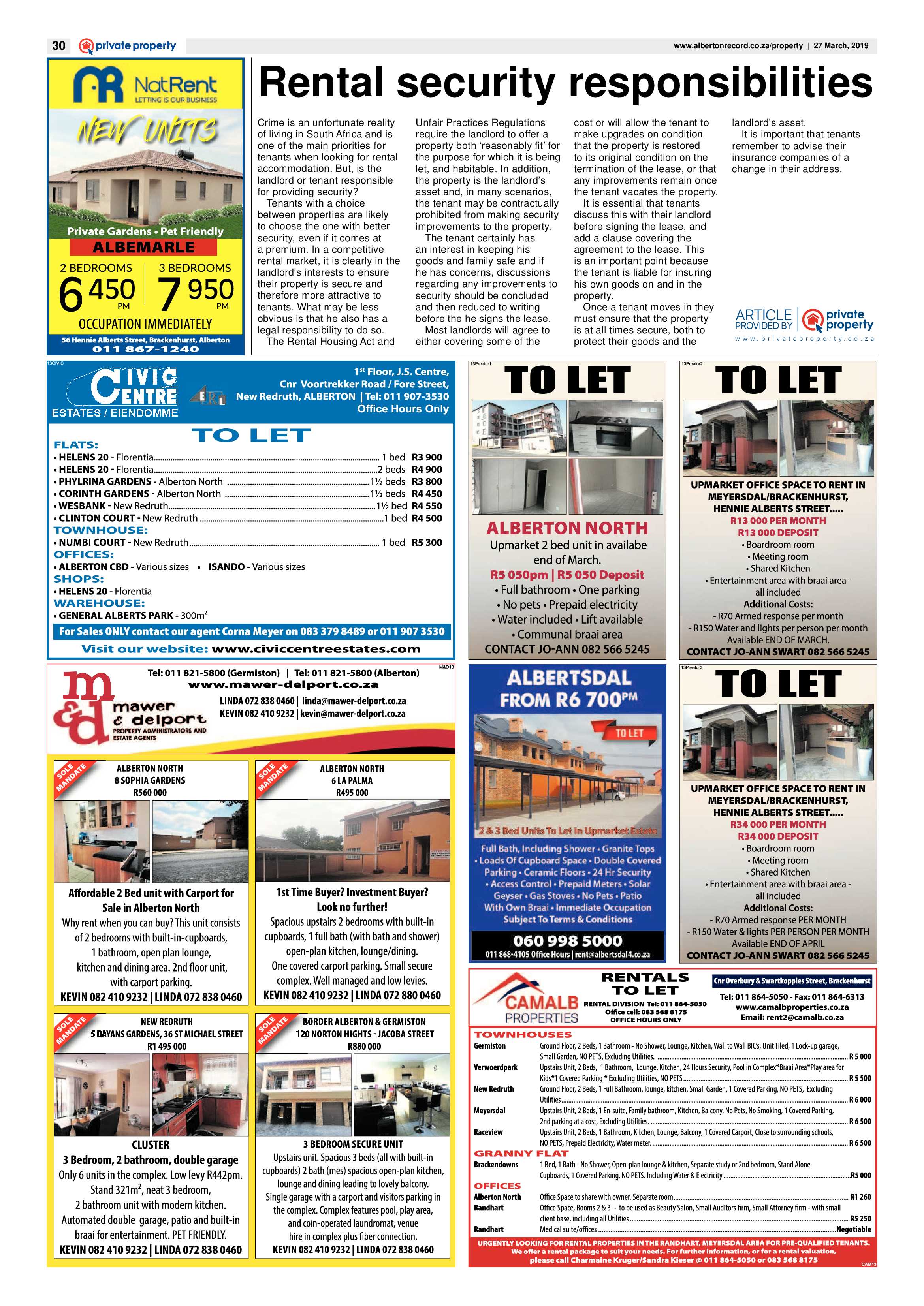 Alberton Record 27 March 2019 page 30