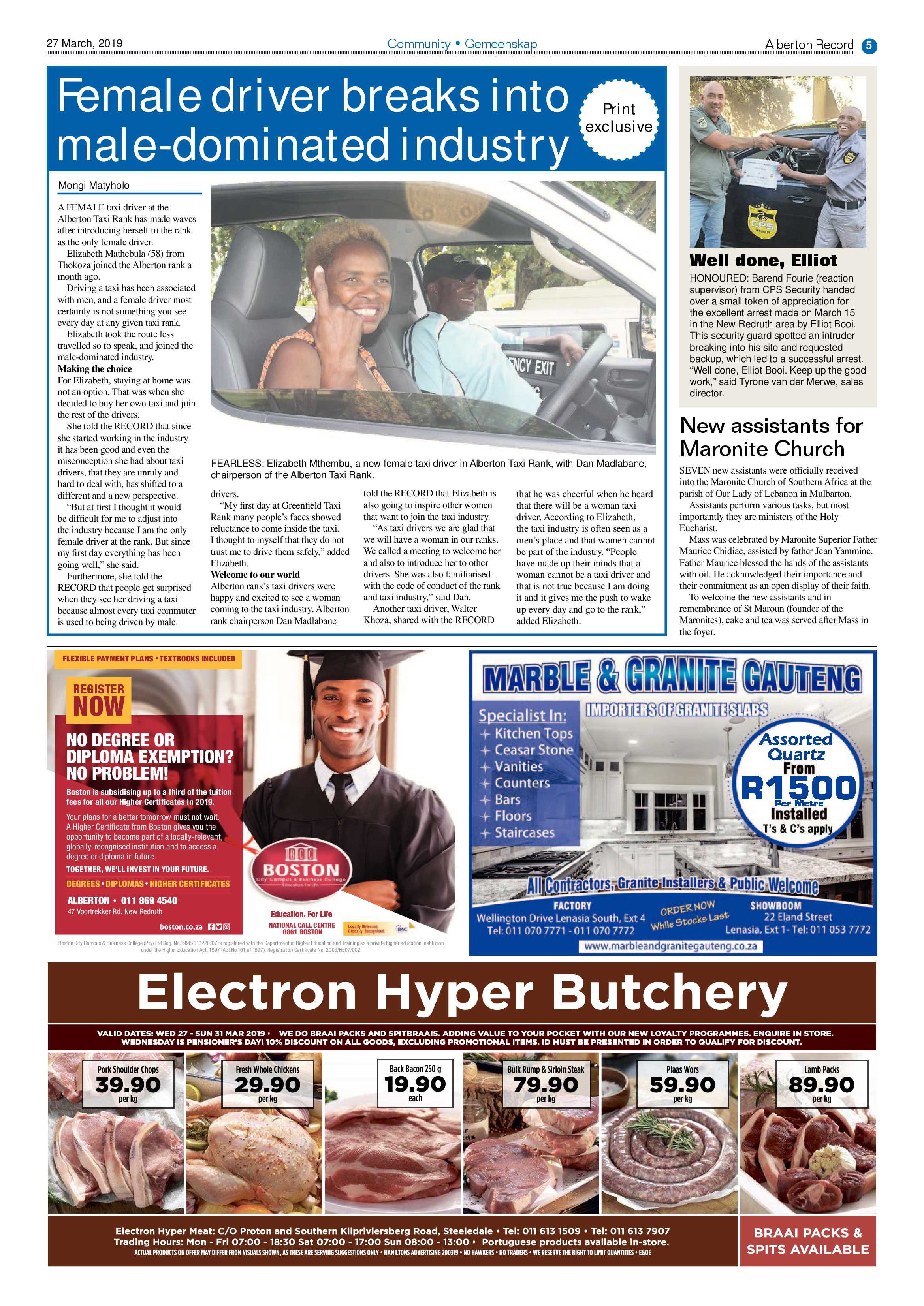 Alberton Record 27 March 2019 page 5