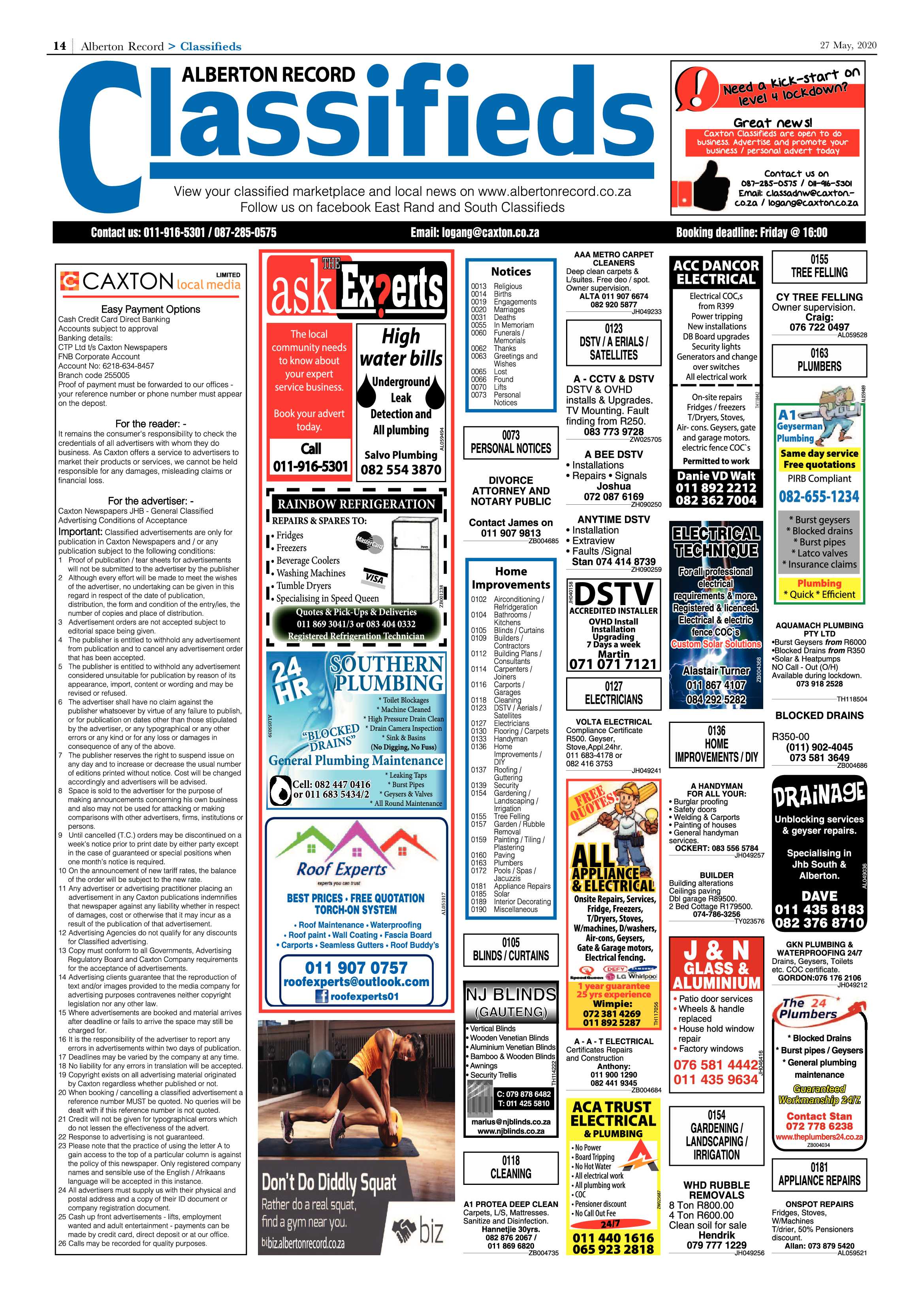 Alberton Record 27 May 2020 page 14