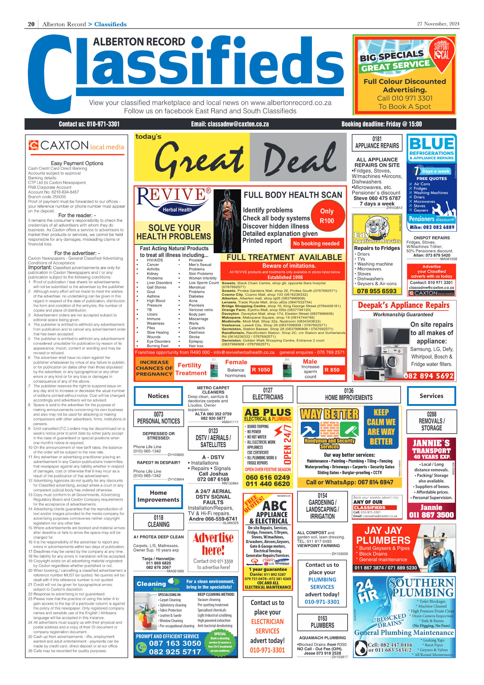 Alberton Record 27 Novemberr 2024 page 22