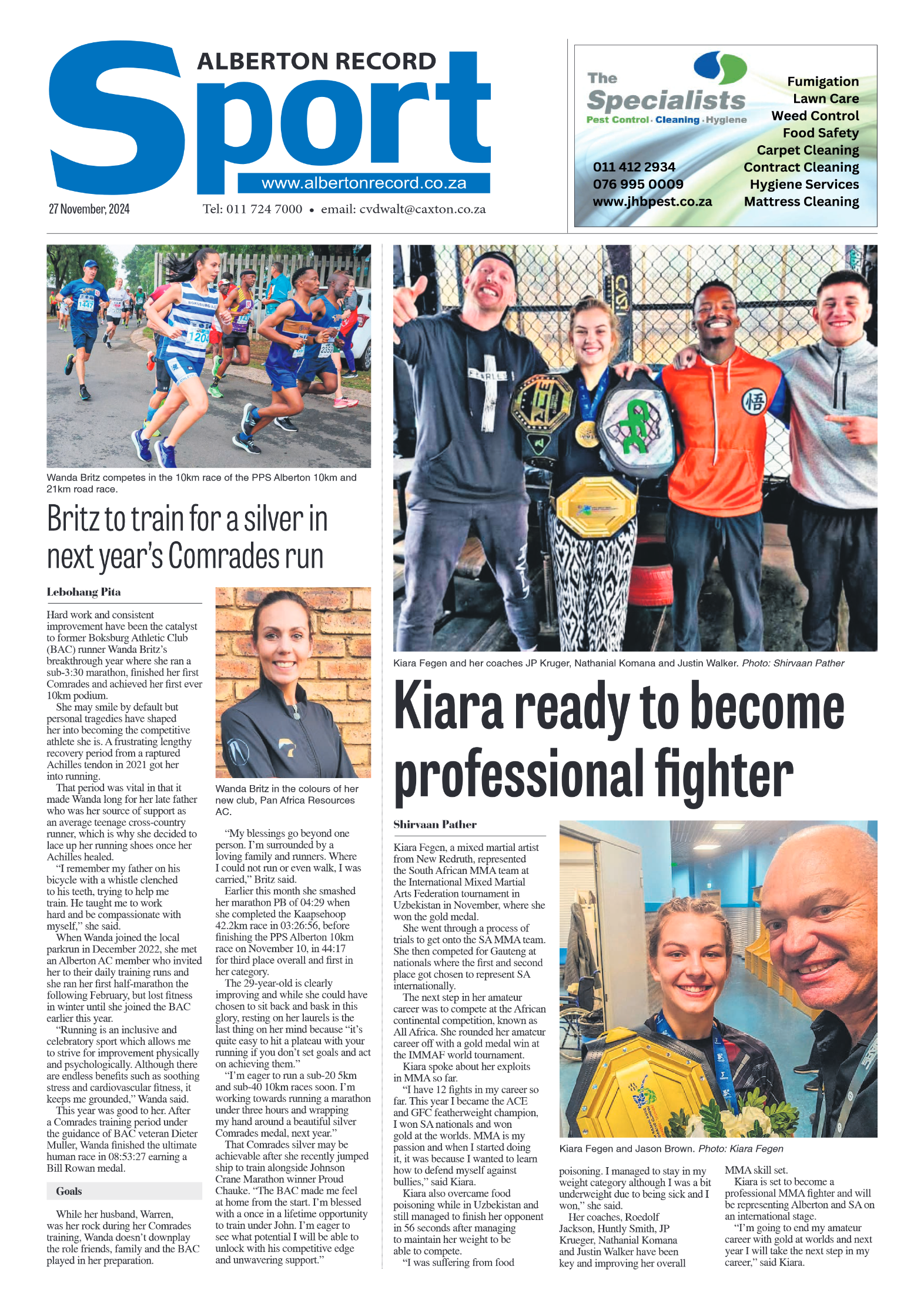 Alberton Record 27 Novemberr 2024 page 24