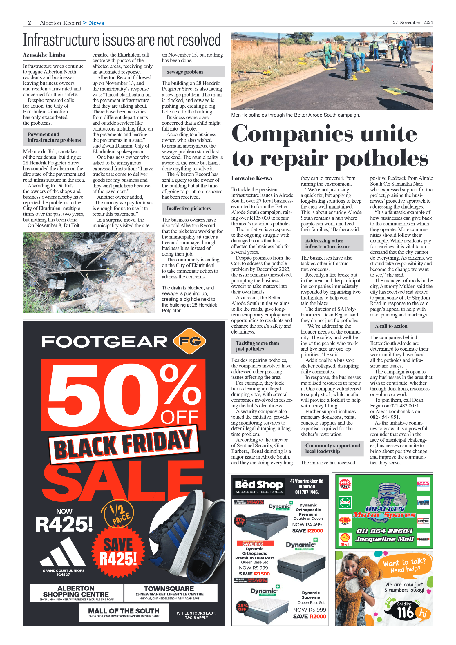 Alberton Record 27 Novemberr 2024 page 4