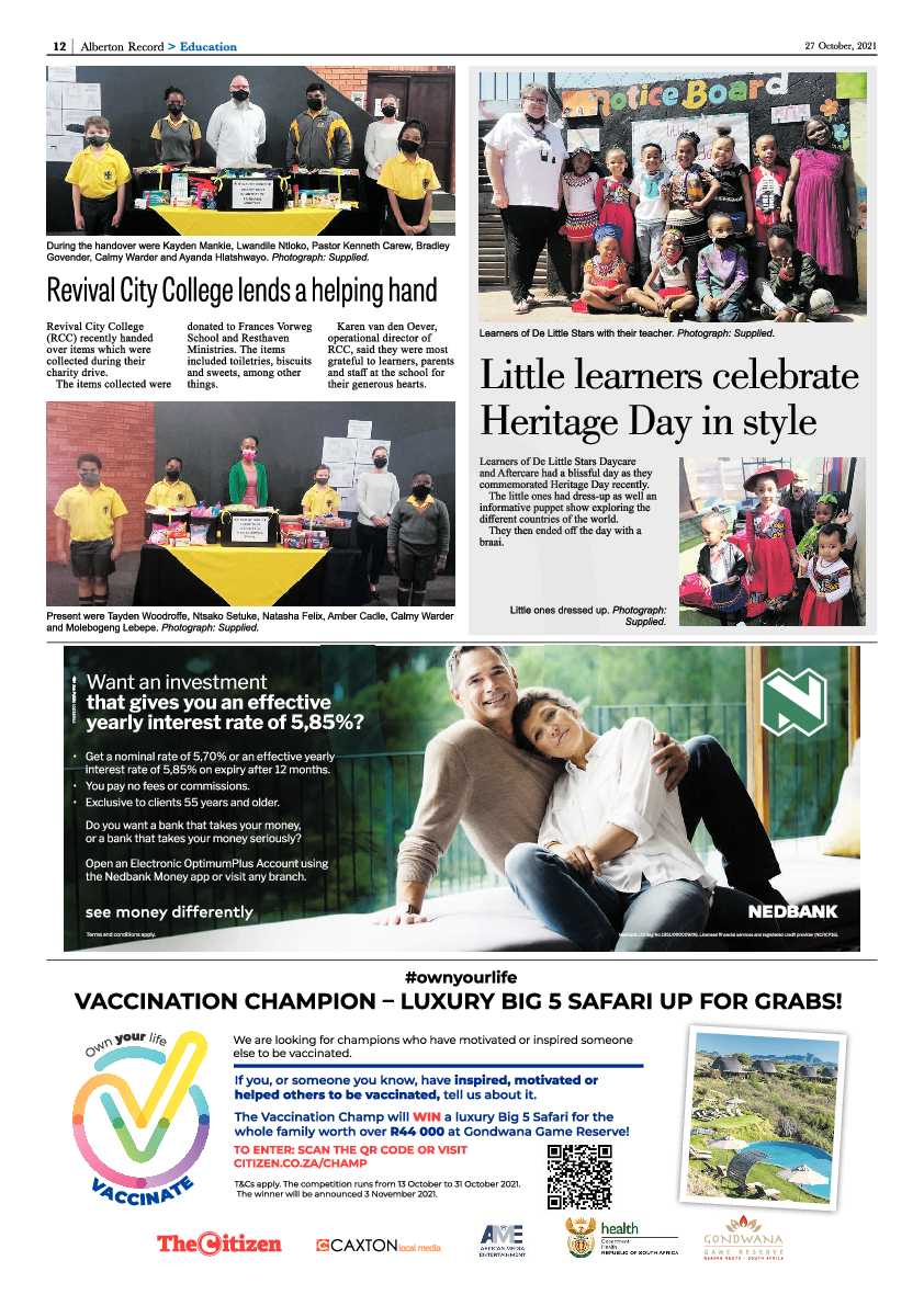 Alberton Record 27 October 2021 page 14