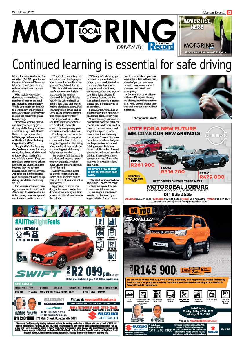 Alberton Record 27 October 2021 page 25