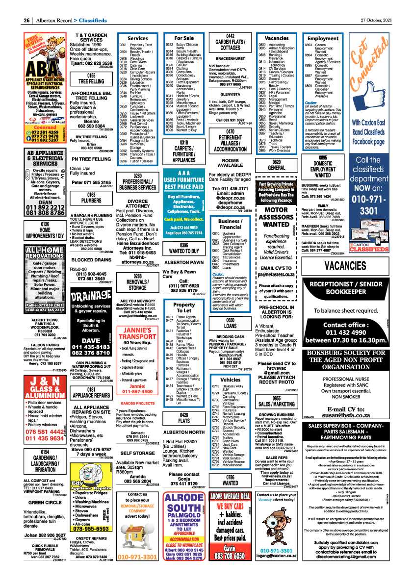 Alberton Record 27 October 2021 page 28
