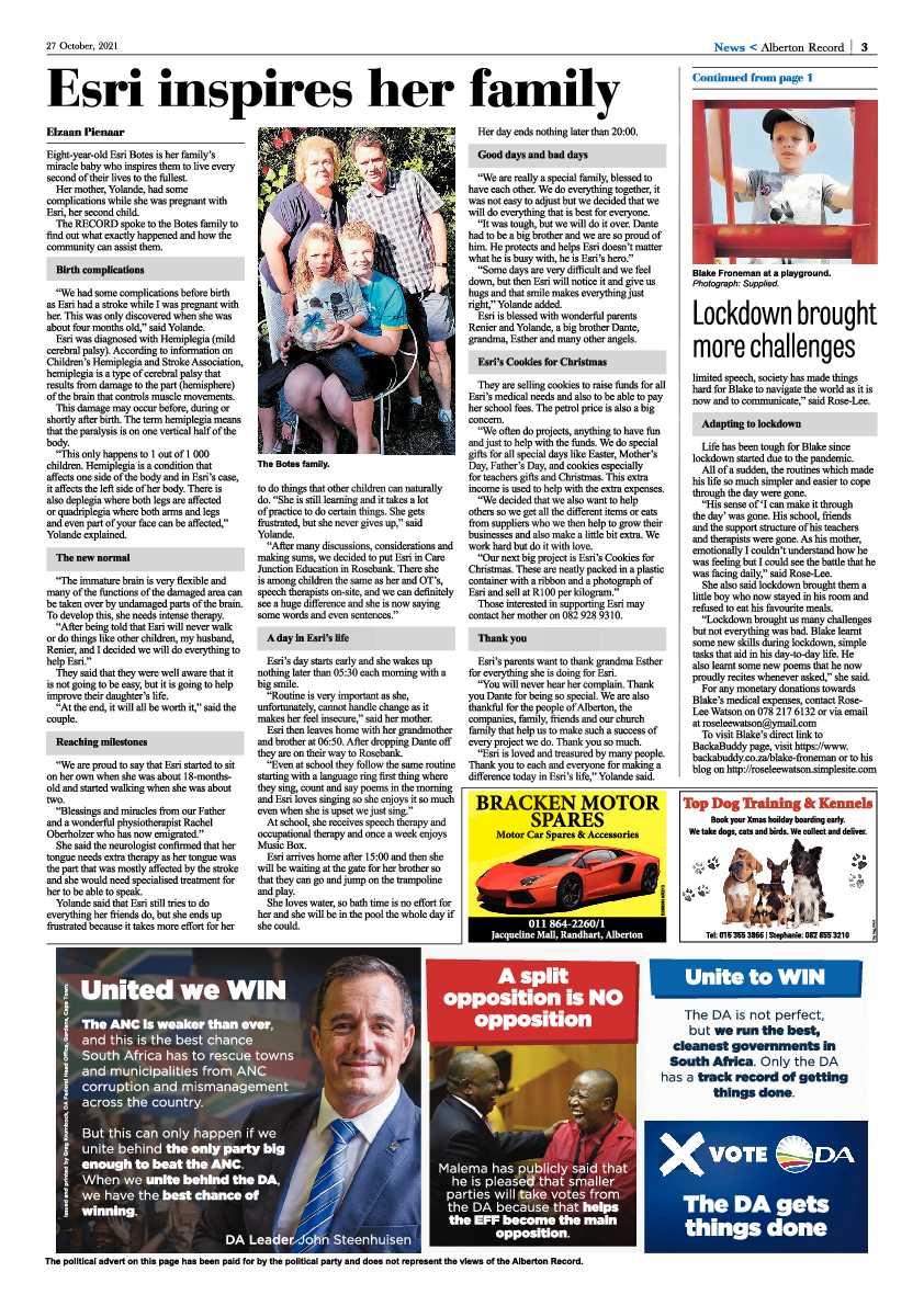 Alberton Record 27 October 2021 page 5
