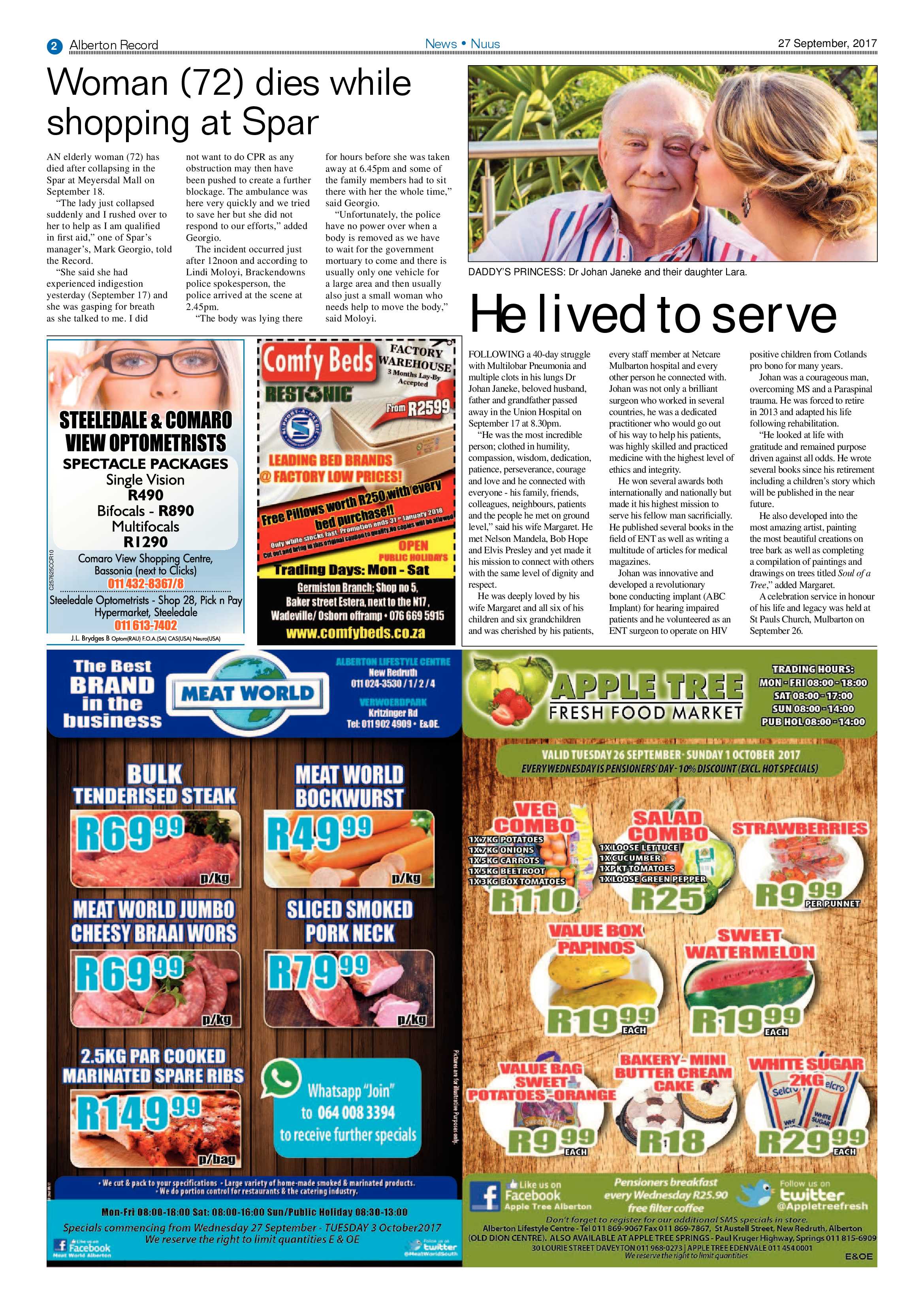 Alberton Record 27 September 2017 page 2