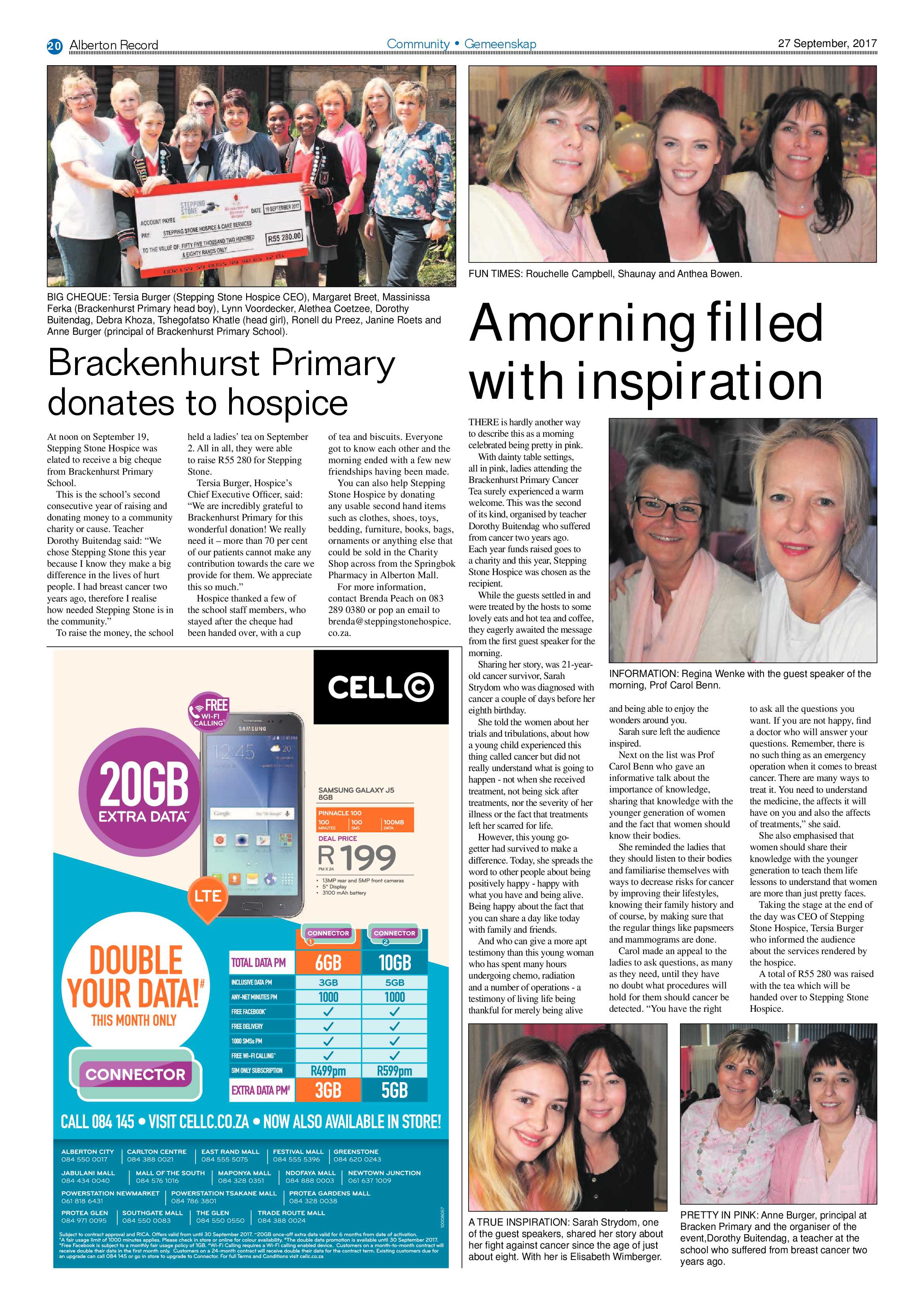 Alberton Record 27 September 2017 page 20