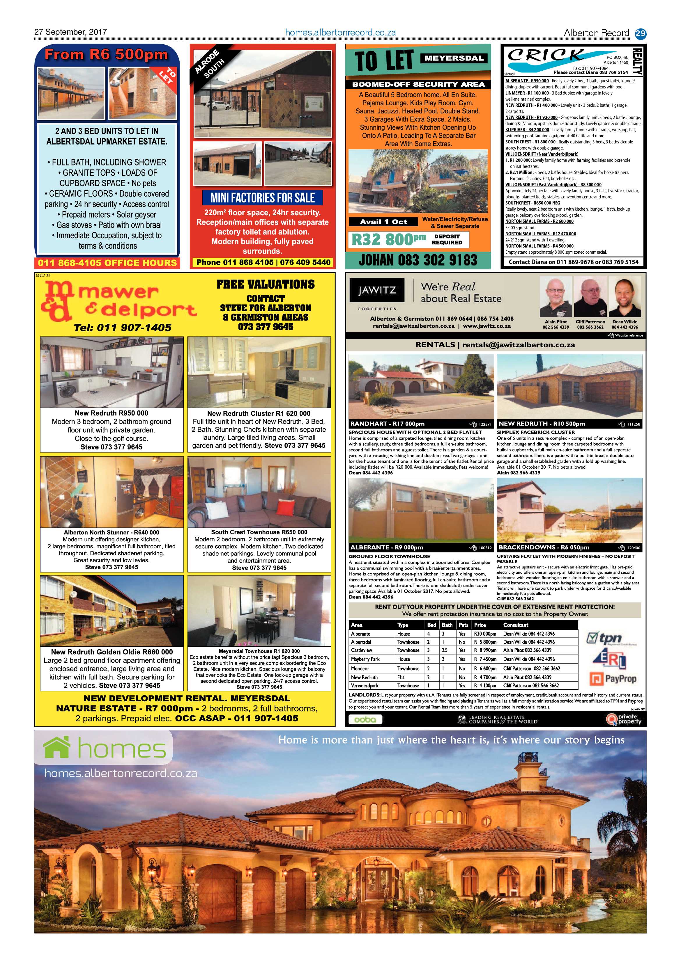 Alberton Record 27 September 2017 page 29