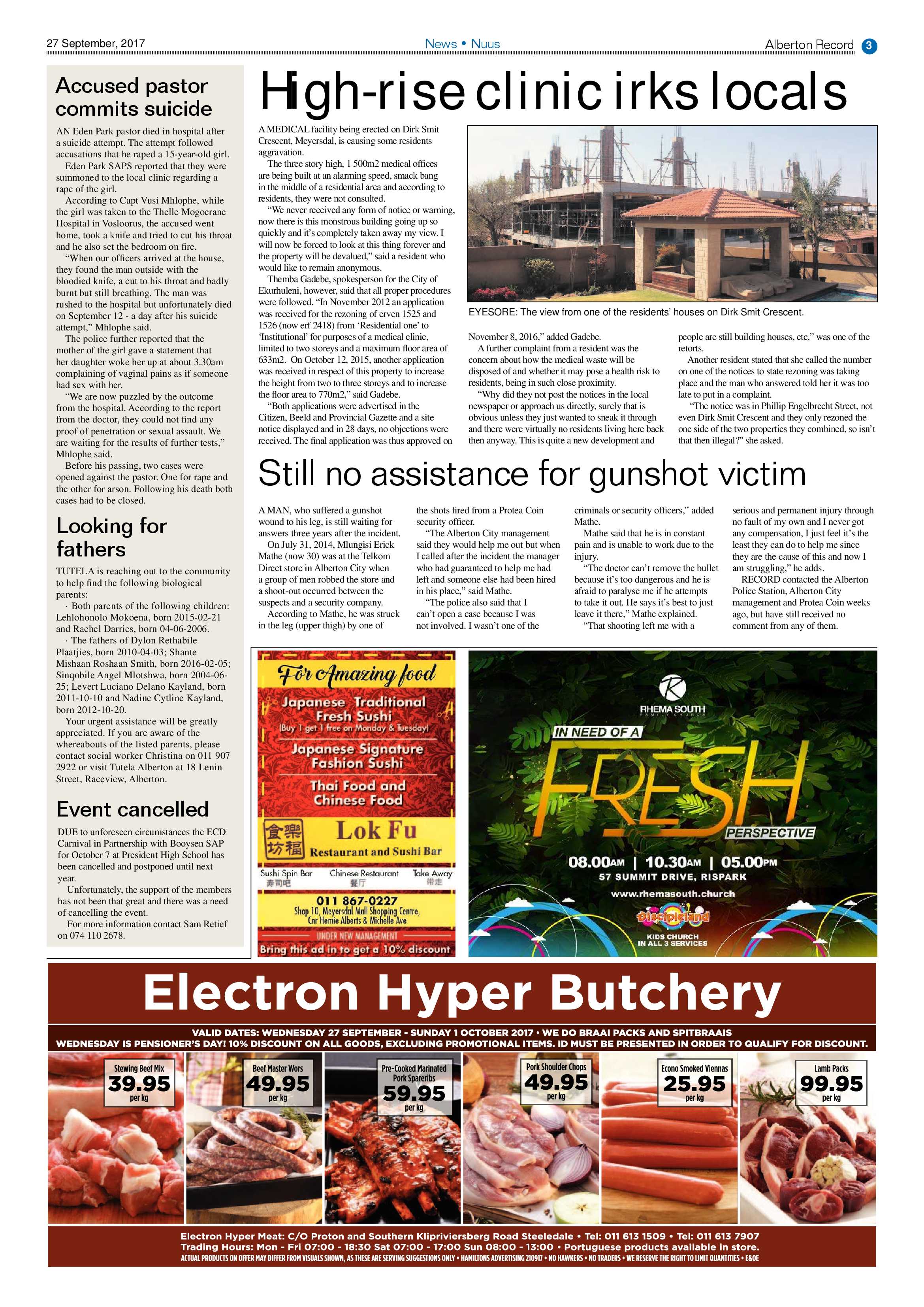 Alberton Record 27 September 2017 page 3