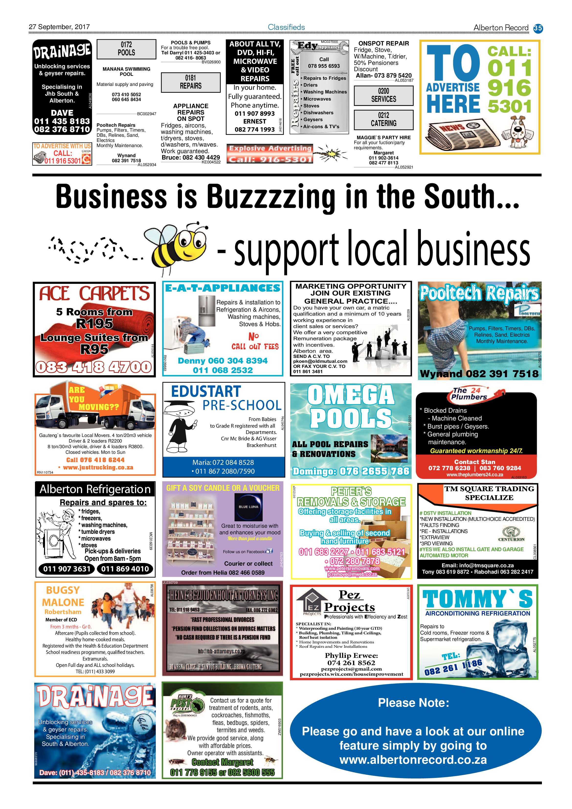 Alberton Record 27 September 2017 page 35