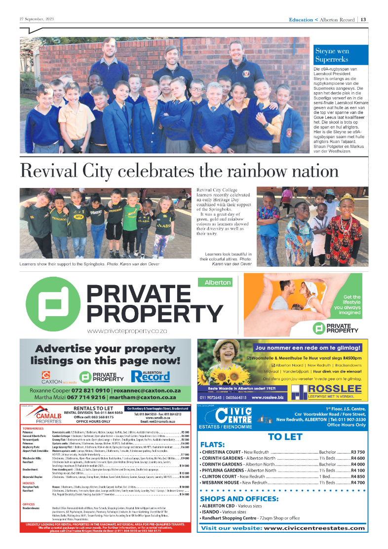 Alberton Record 27 September 2023 page 13