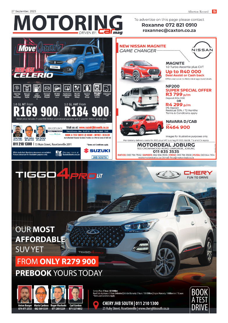 Alberton Record 27 September 2023 page 15