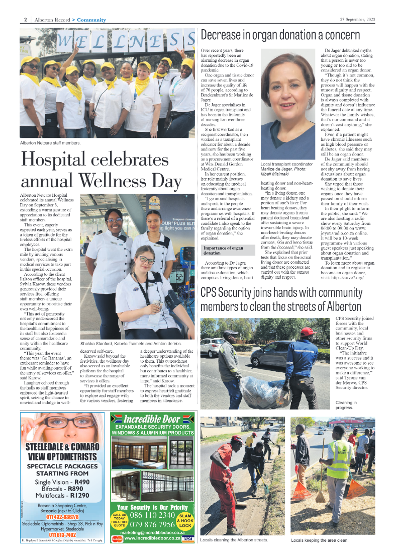 Alberton Record 27 September 2023 page 2